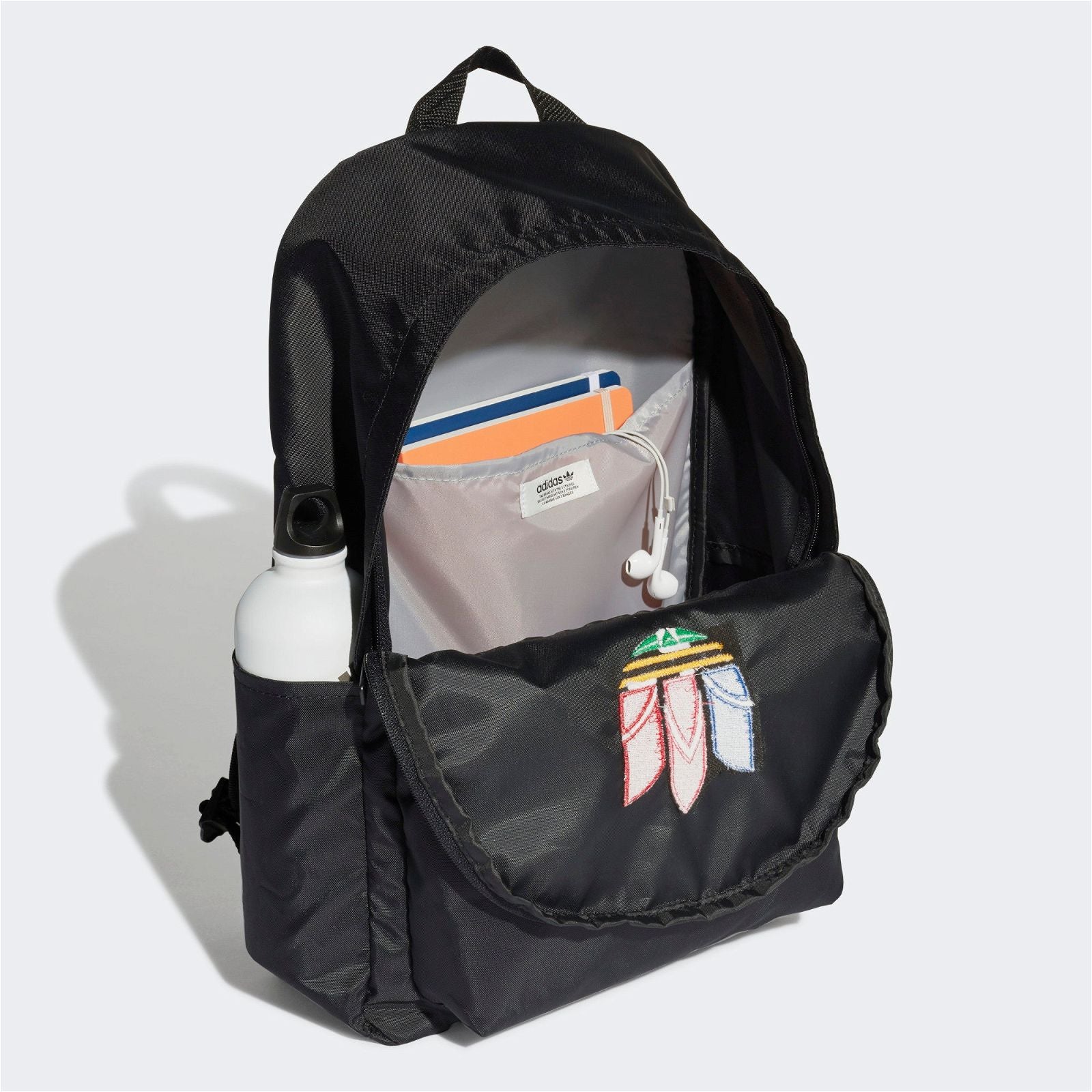 adidas Originals Adicolor Classic 3D Backpack - Black - ViaductClothing - -