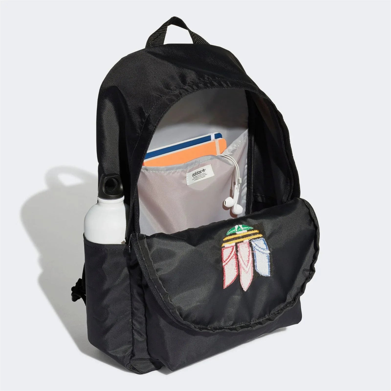 adidas Originals Adicolor Classic 3D Backpack - Black - ViaductClothing