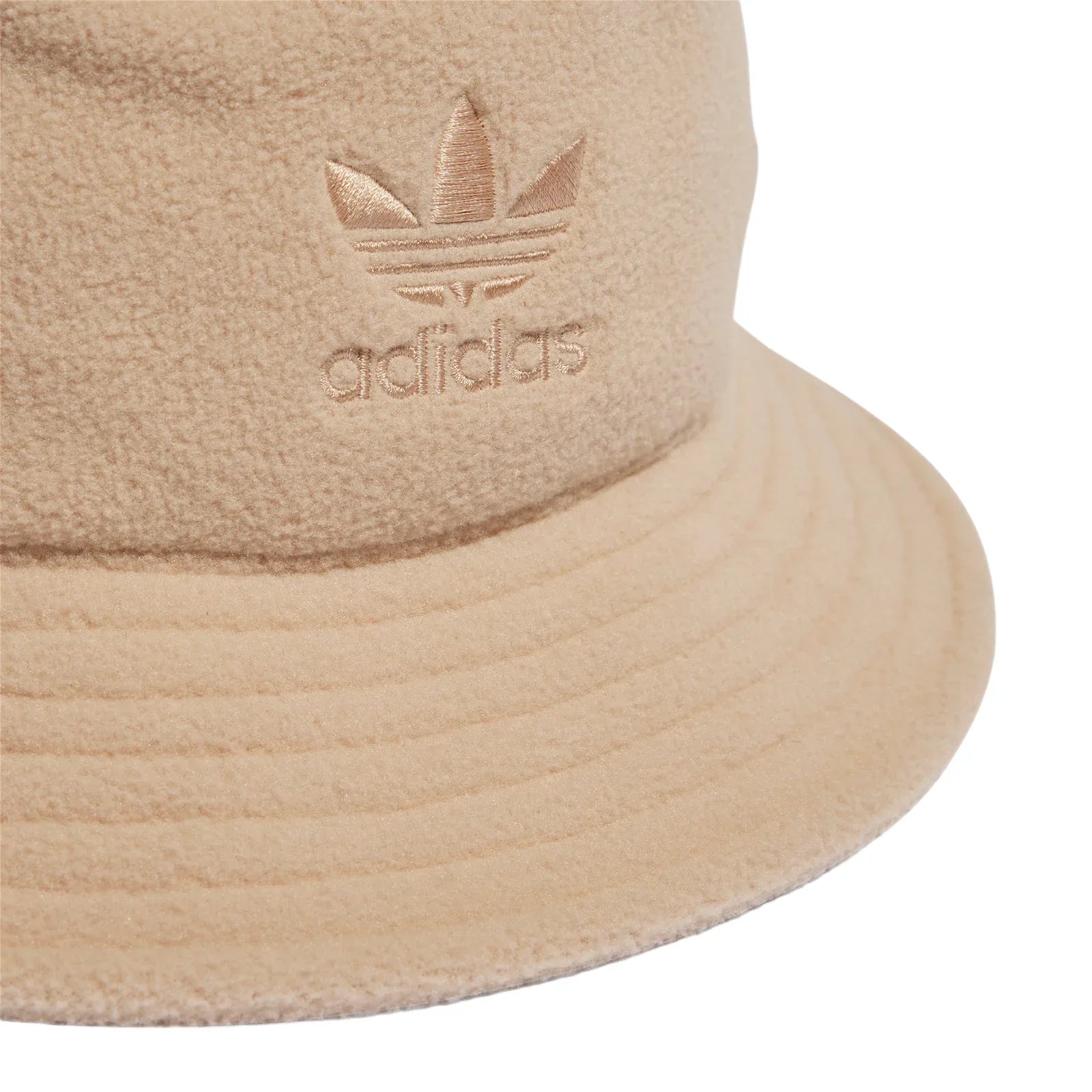 adidas Originals Adicolor Classic Winter Bucket Hat - Beige - ViaductClothing