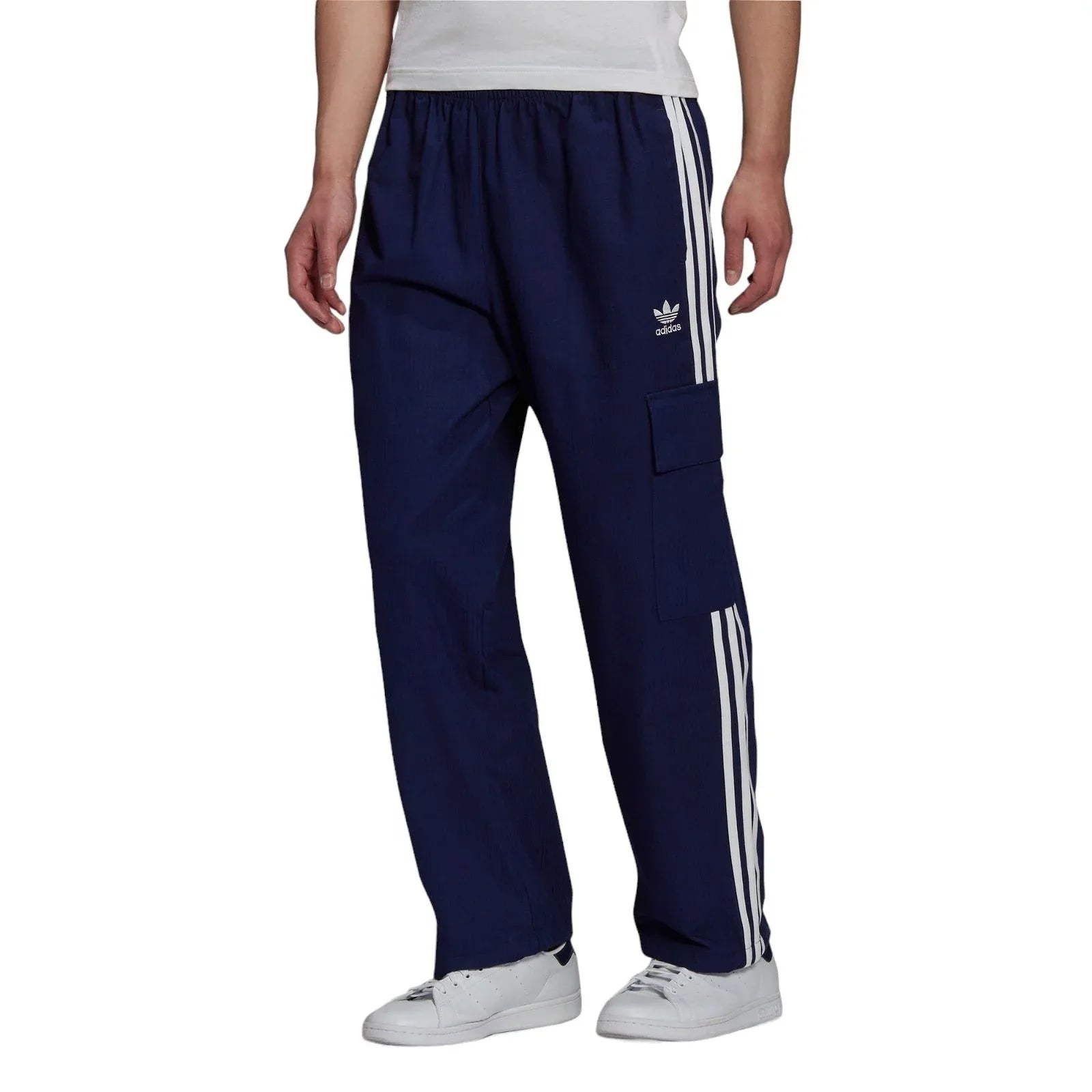 adidas Originals Adicolor Classics 3-Stripes Cargo Pants - Navy - ViaductClothing