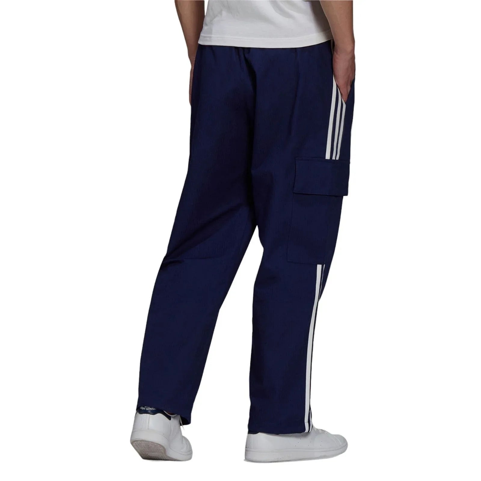 adidas Originals Adicolor Classics 3-Stripes Cargo Pants - Navy - ViaductClothing