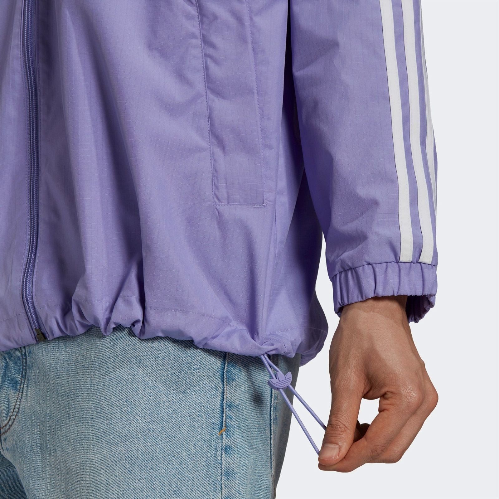 adidas Originals Adicolor Classics 3-Stripes Full-Zip - Lilac - ViaductClothing - -
