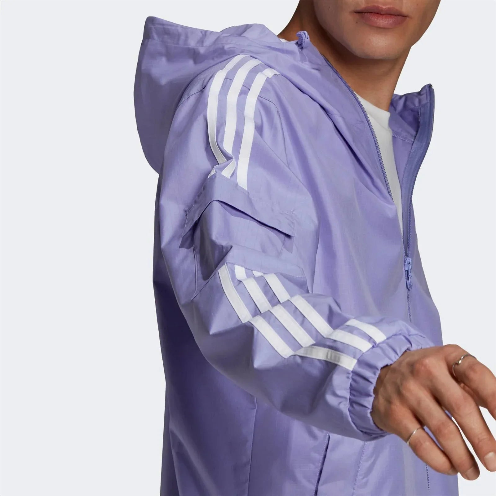 adidas Originals Adicolor Classics 3-Stripes Full-Zip - Lilac - ViaductClothing
