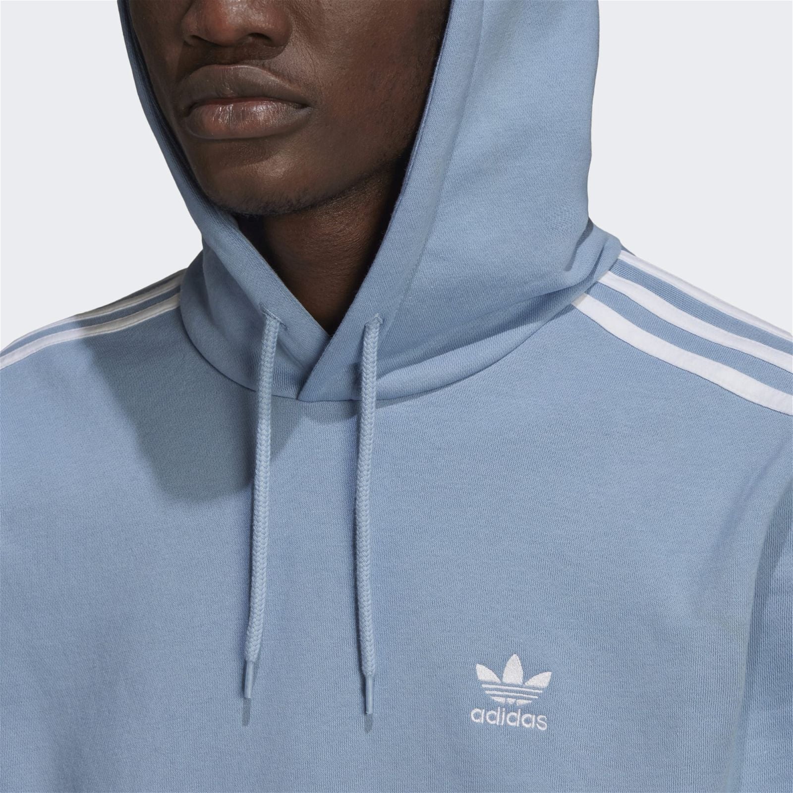 adidas Originals Adicolor Classics 3-Stripes Hoodie - Ambient Sky Blue - ViaductClothing - -