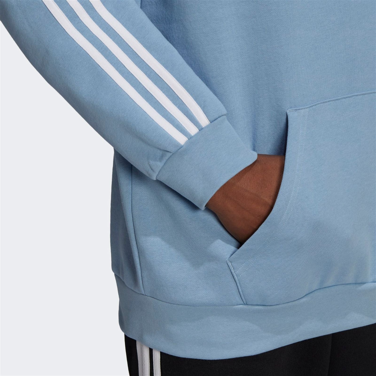 adidas Originals Adicolor Classics 3-Stripes Hoodie - Ambient Sky Blue - ViaductClothing - -