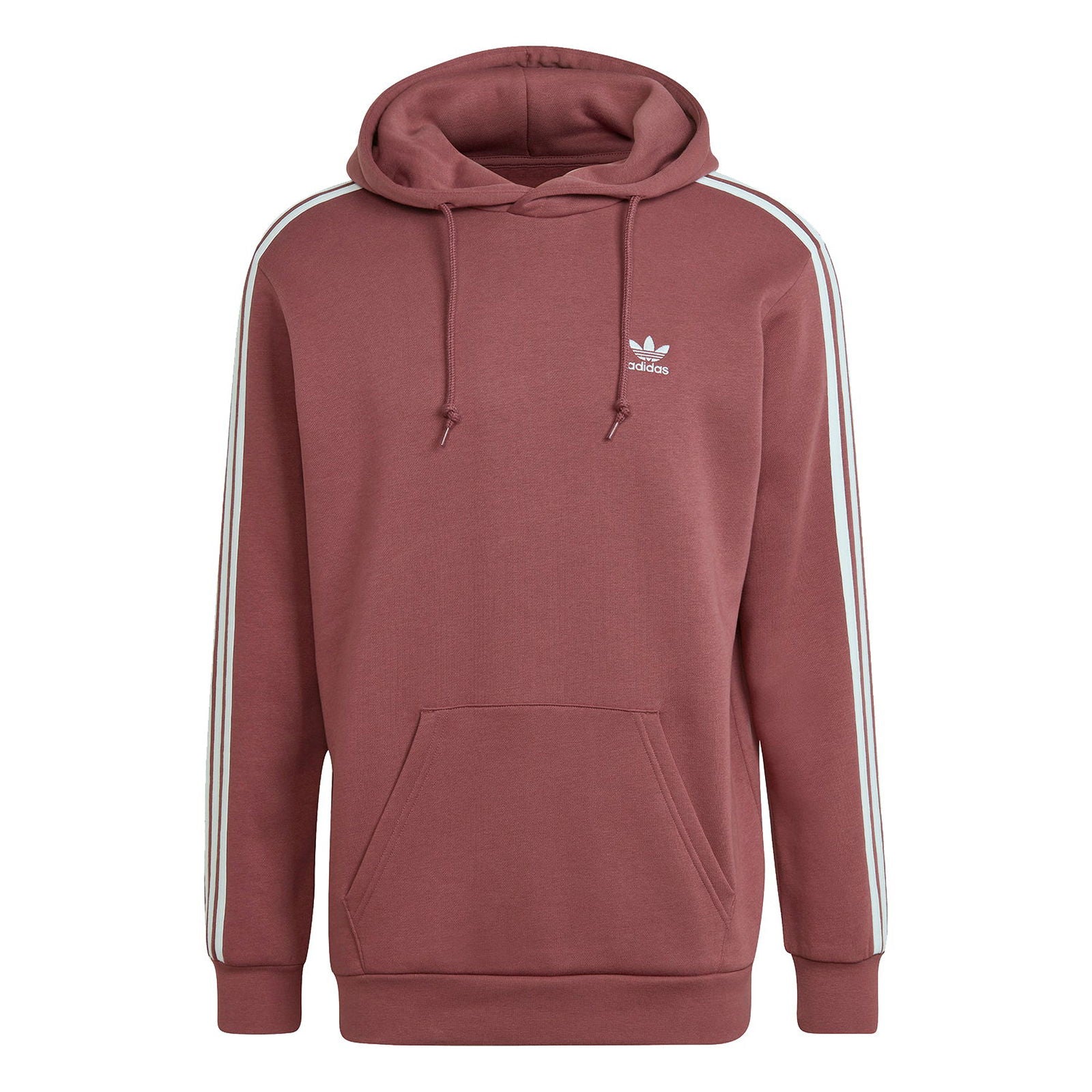 adidas Originals Adicolor Classics 3-Stripes Hoodie - Crimson - ViaductClothing - -