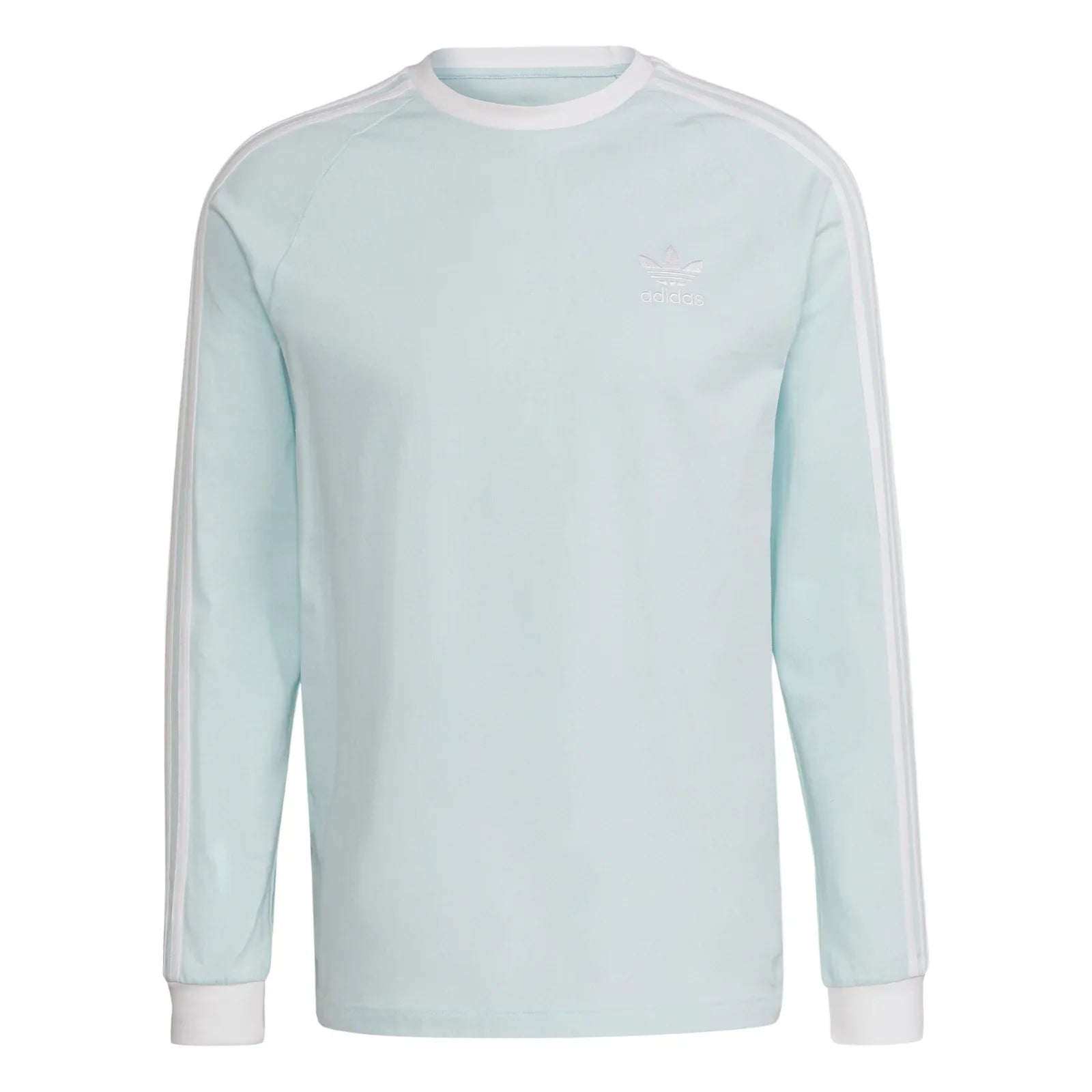 adidas Originals Adicolor Classics 3-Stripes Long Sleeve Tee - Almost Blue - ViaductClothing
