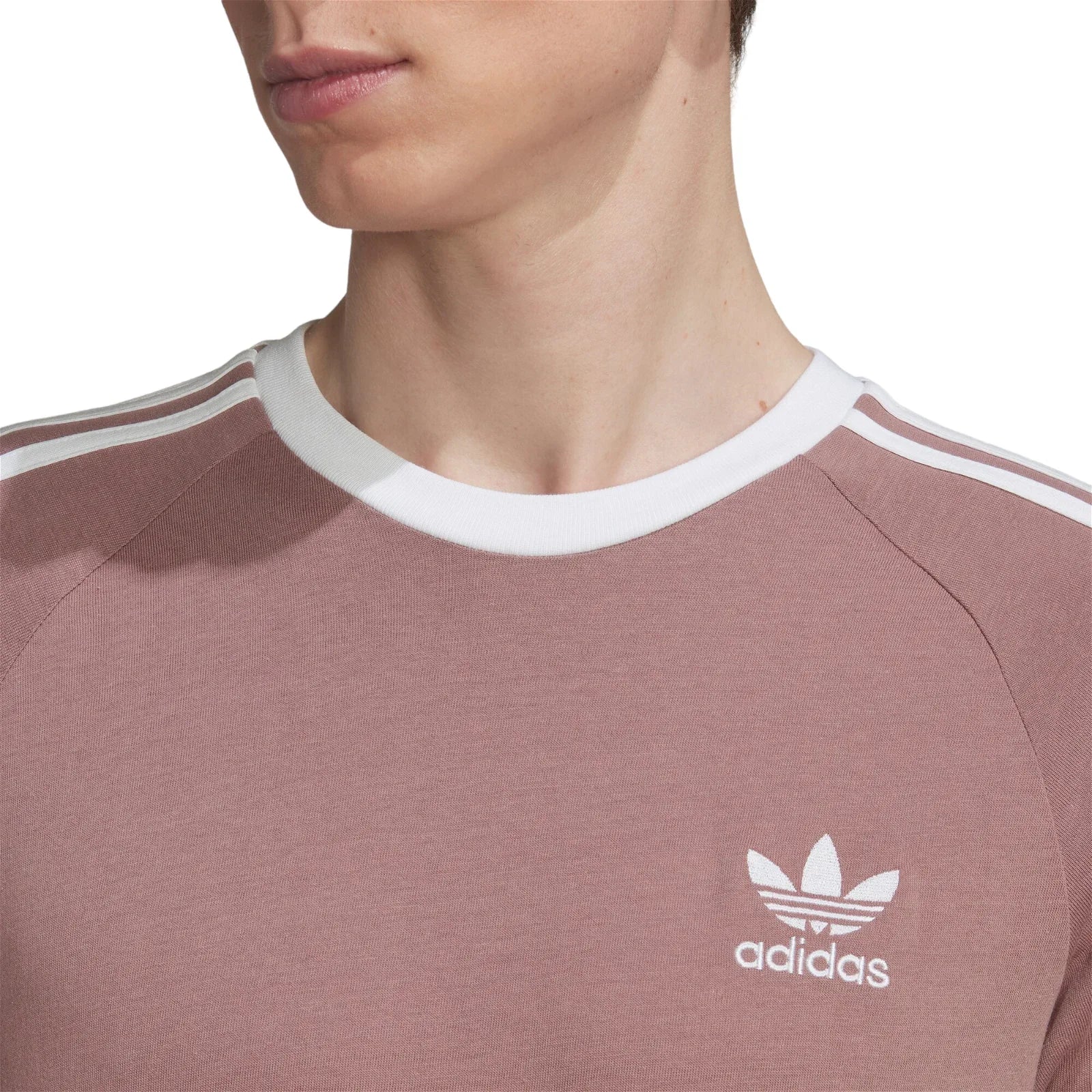 adidas Originals Adicolor Classics 3-Stripes T-Shirt - Purple - ViaductClothing
