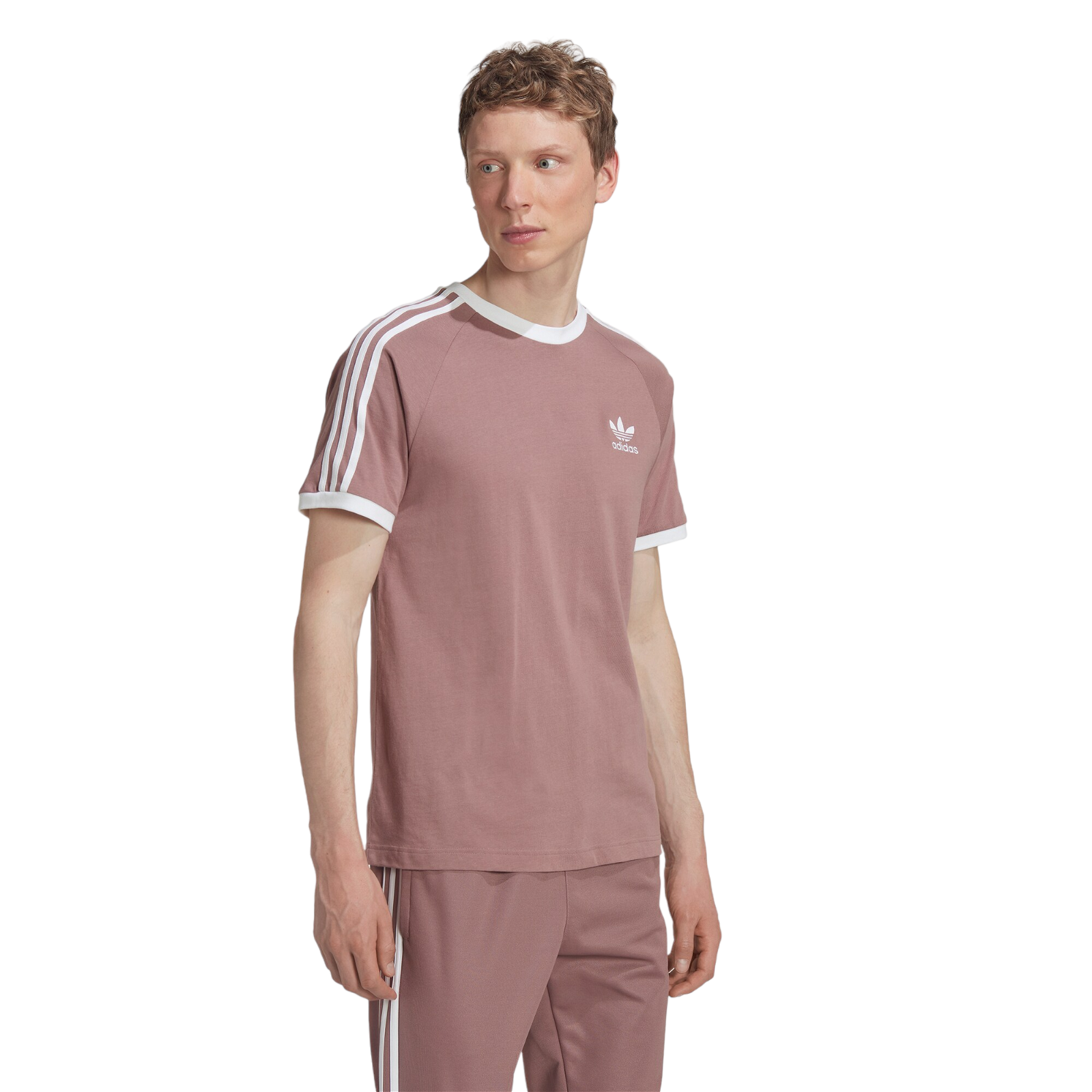 adidas Originals Adicolor Classics 3-Stripes T-Shirt - Purple - ViaductClothing - -
