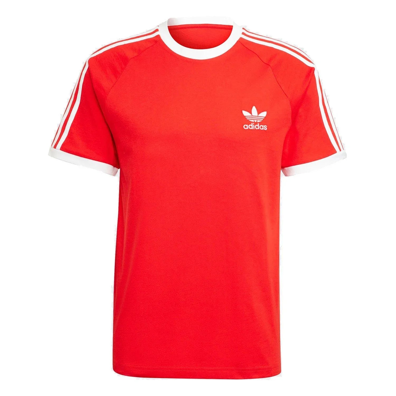 adidas Originals Adicolor Classics 3-Stripes Tee - Red - ViaductClothing