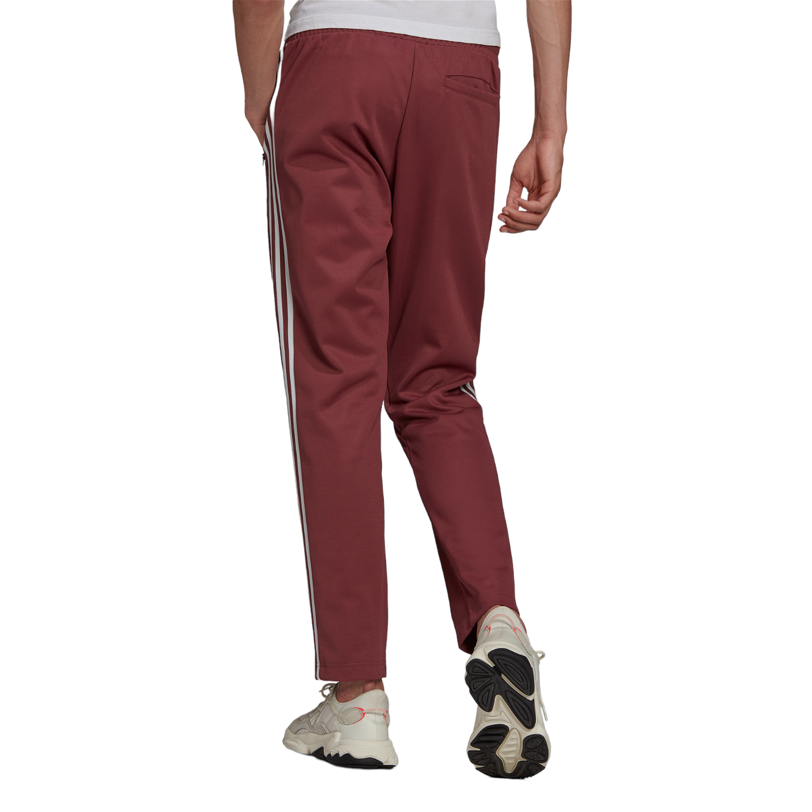 adidas Originals Adicolor Classics Beckenbauer Pants - Burgundy - ViaductClothing - -