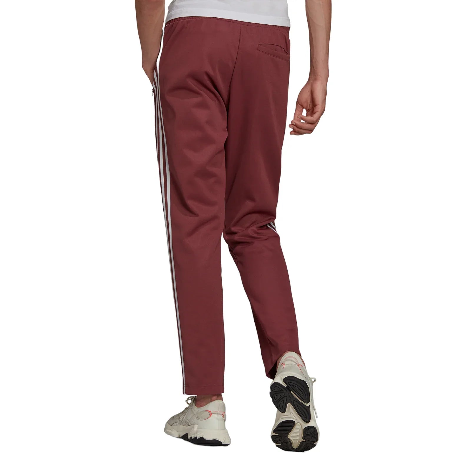 adidas Originals Adicolor Classics Beckenbauer Pants - Burgundy - ViaductClothing