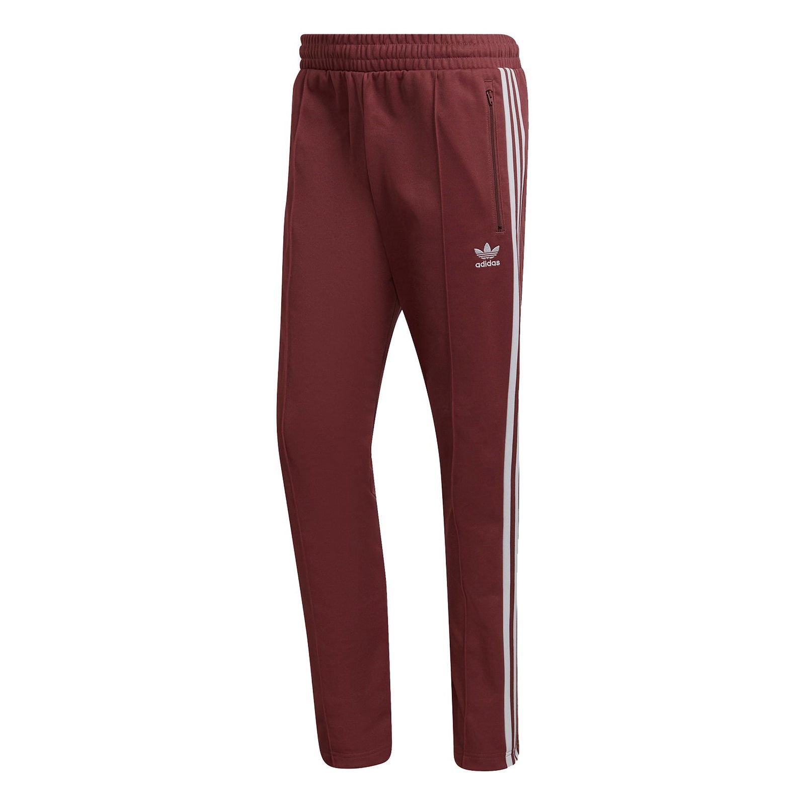 adidas Originals Adicolor Classics Beckenbauer Pants - Burgundy - ViaductClothing - -