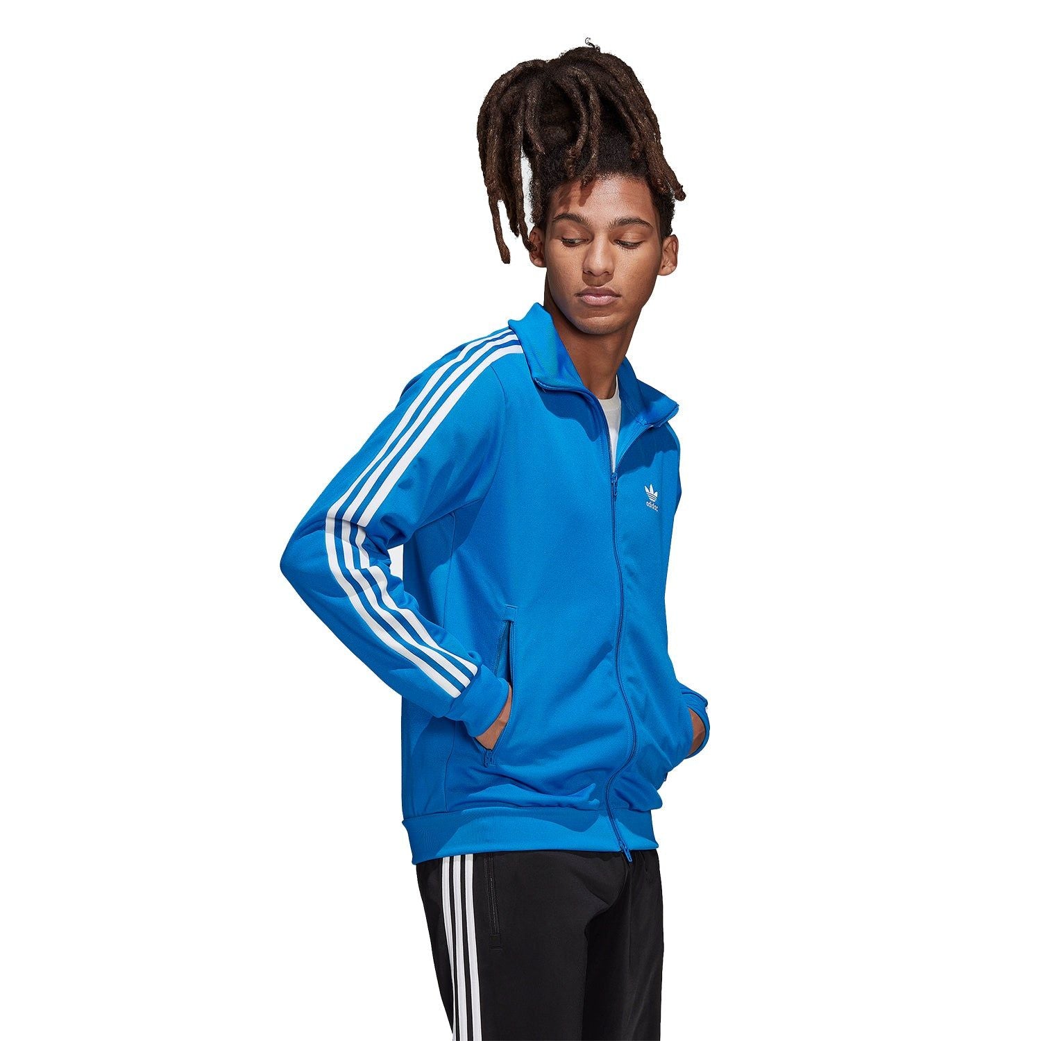 adidas Originals Adicolor Classics Beckenbauer Track Jacket - Blue - ViaductClothing - -