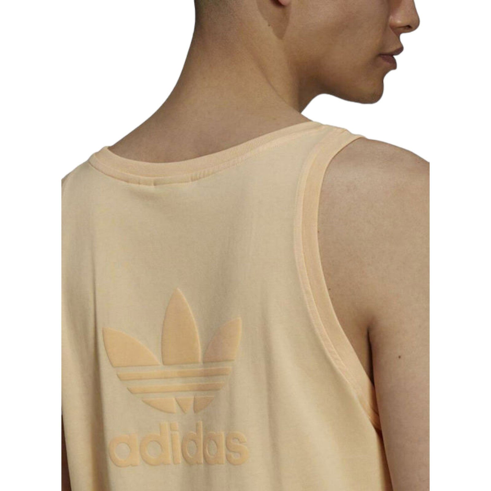adidas Originals Adicolor Classics MM Trefoil Tank Top - Orange - ViaductClothing - -