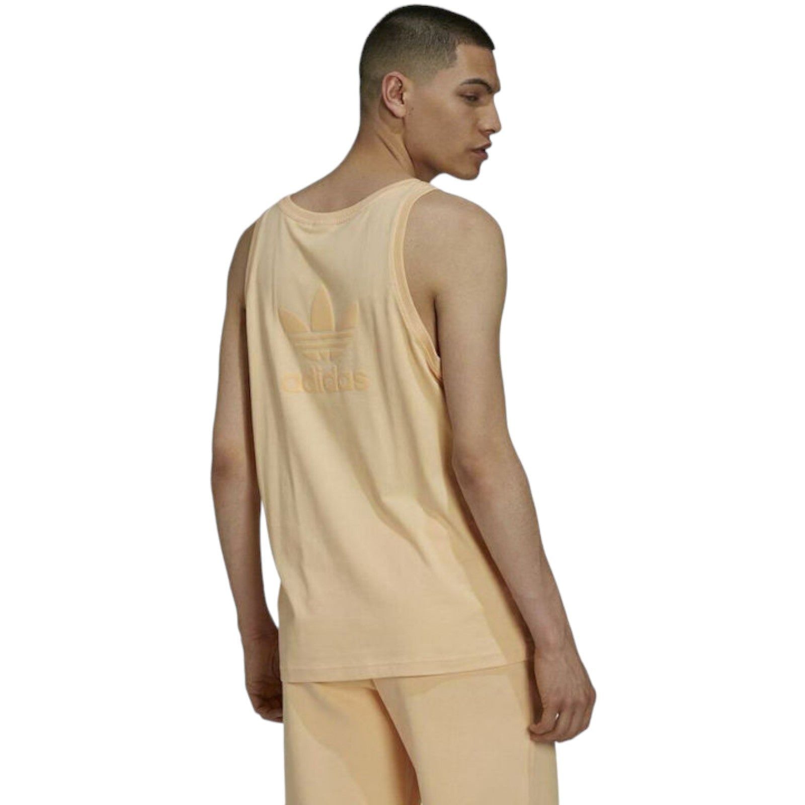 adidas Originals Adicolor Classics MM Trefoil Tank Top - Orange - ViaductClothing - -