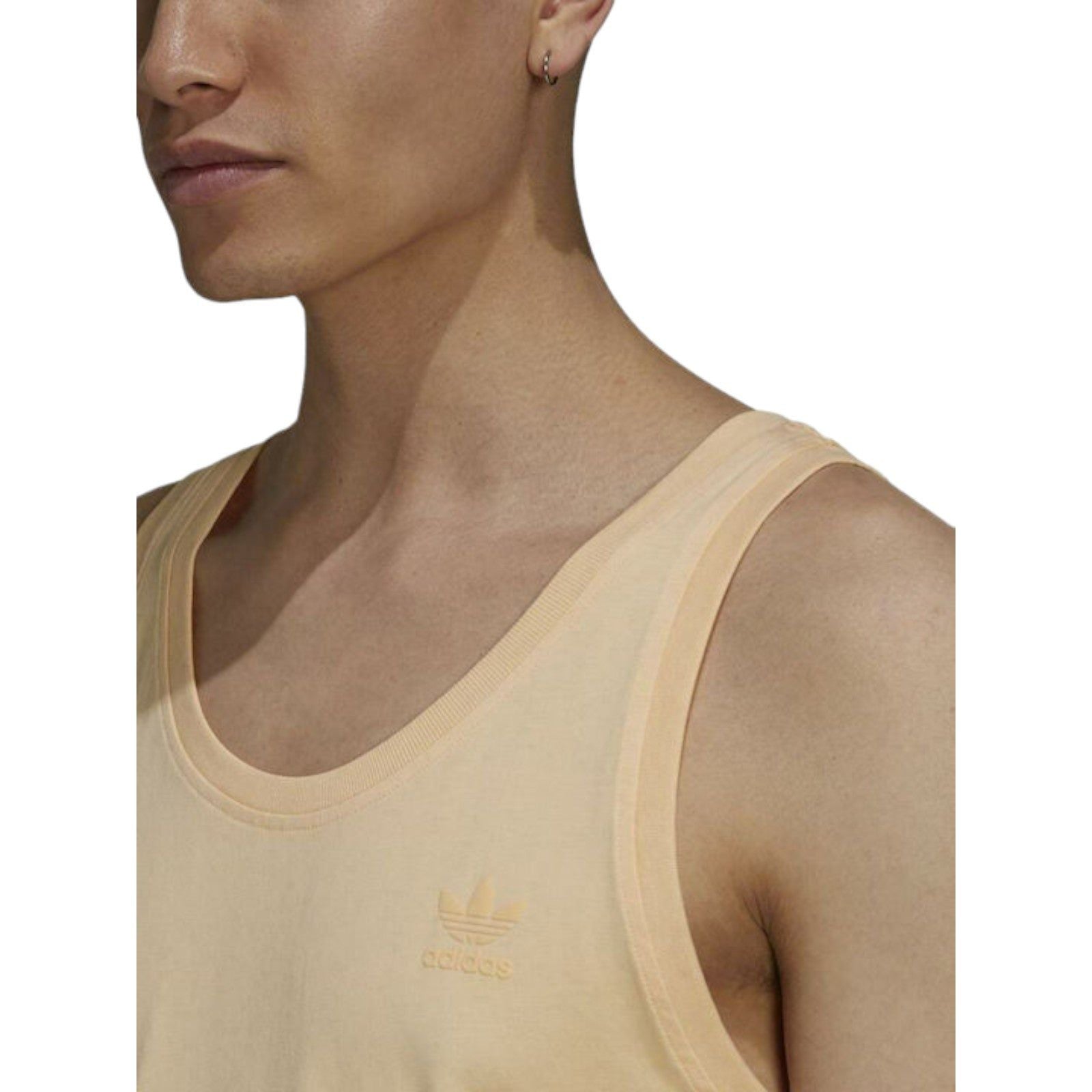 adidas Originals Adicolor Classics MM Trefoil Tank Top - Orange - ViaductClothing - -