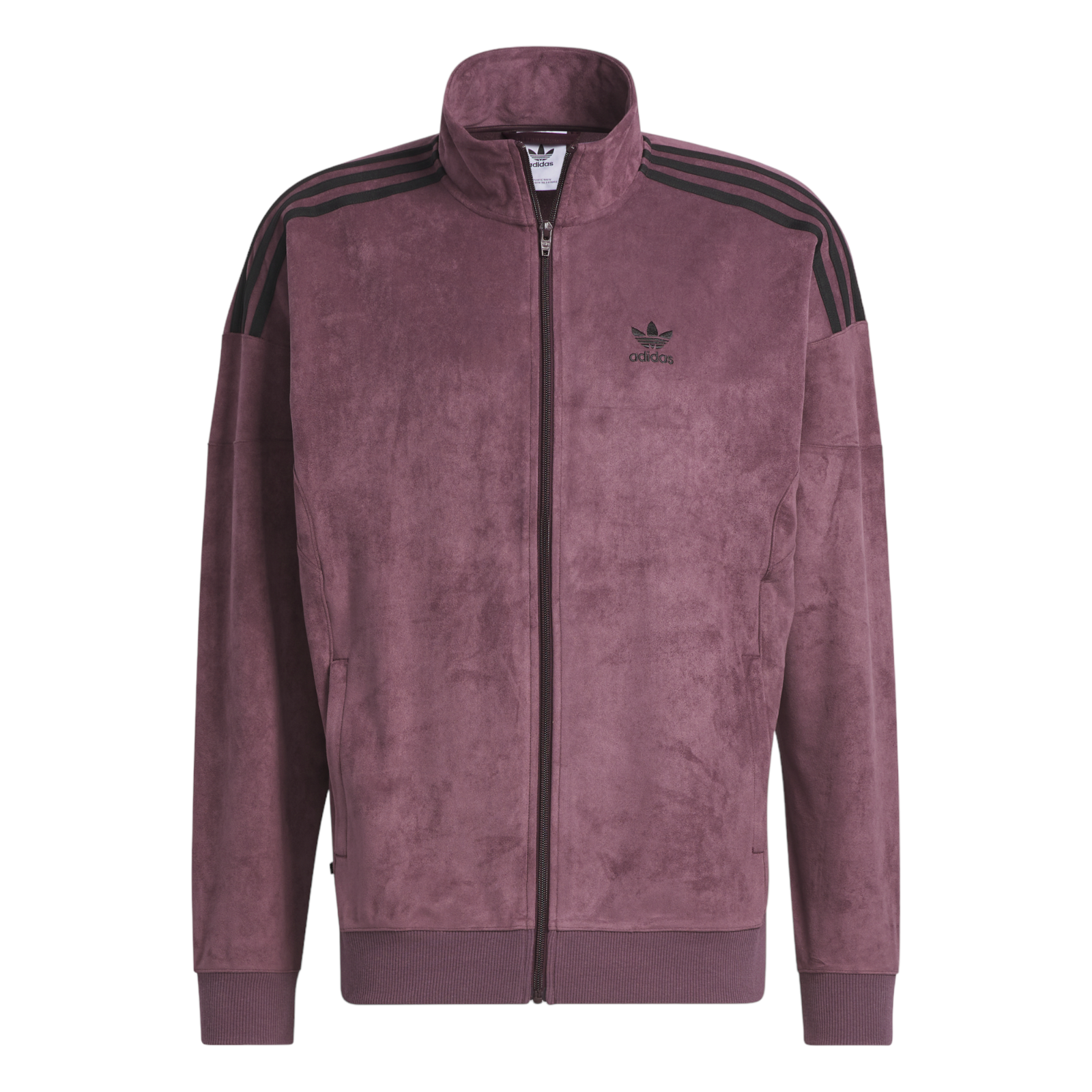 adidas Originals Adicolor Classics Plush Track Top - Shadow Maroon - ViaductClothing - -