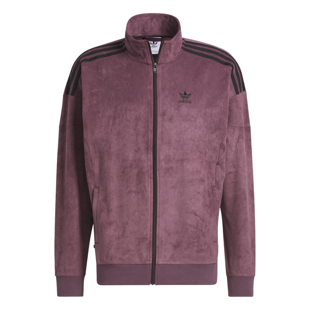 adidas Originals Adicolor Classics Plush Track Top Shadow Maroon ViaductClothing