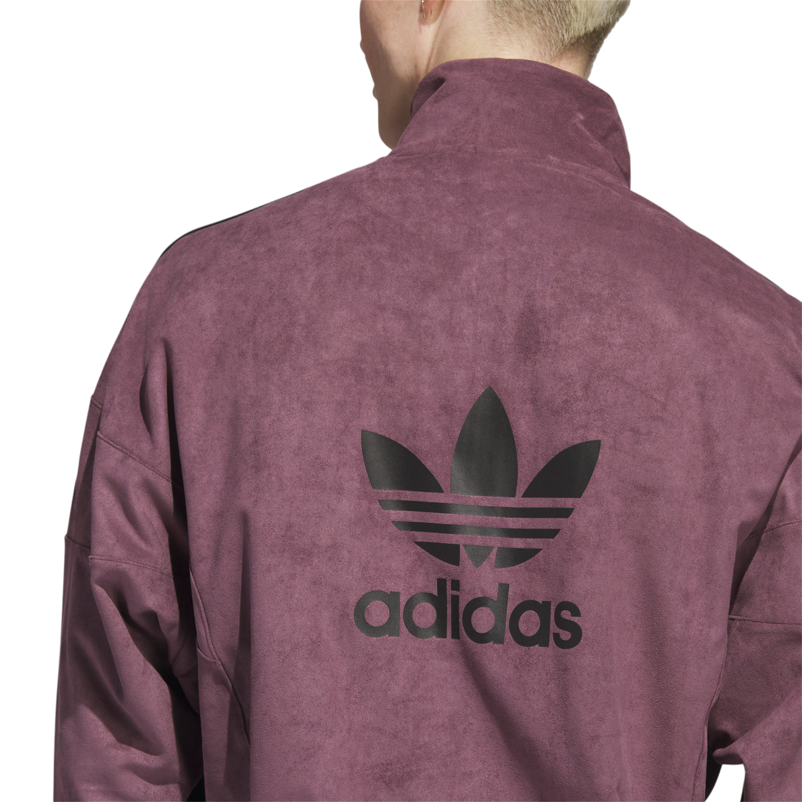 adidas Originals Adicolor Classics Plush Track Top - Shadow Maroon - ViaductClothing - -