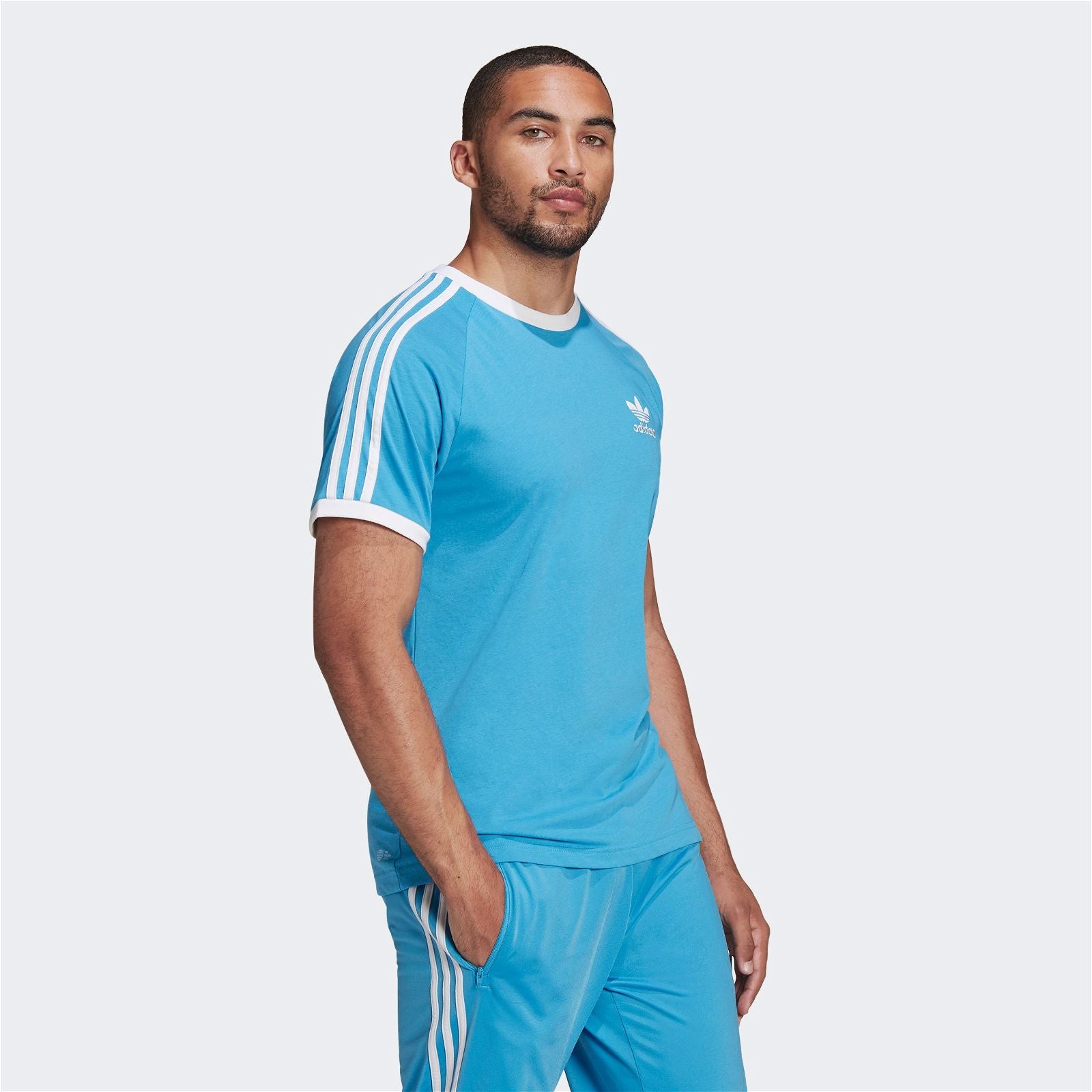 adidas Originals Adicolor Classics Trace Tee - App Sky Rush Blue - ViaductClothing - -