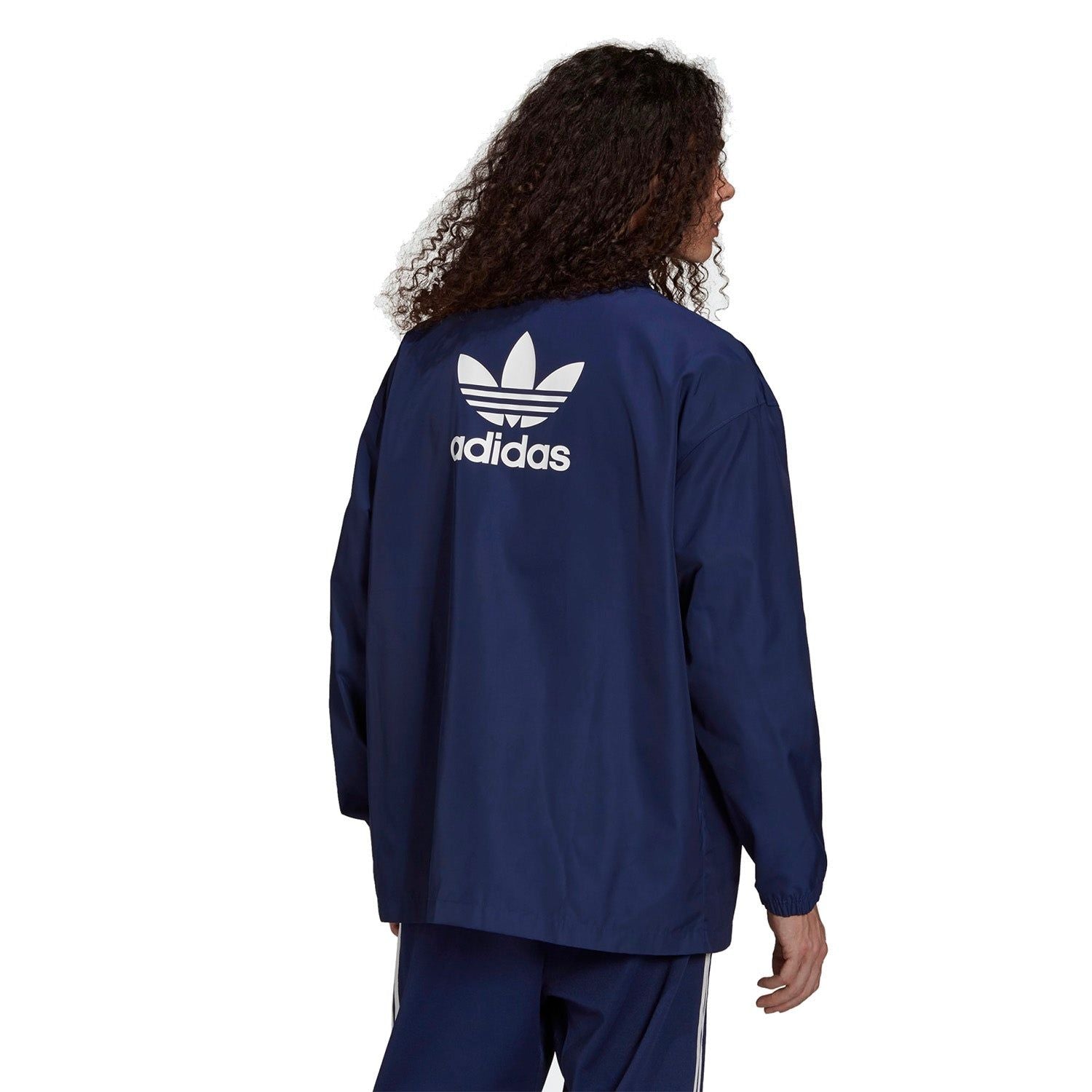 adidas Originals Adicolor Classics Trefoil Coach Jacket - Blue - ViaductClothing - -