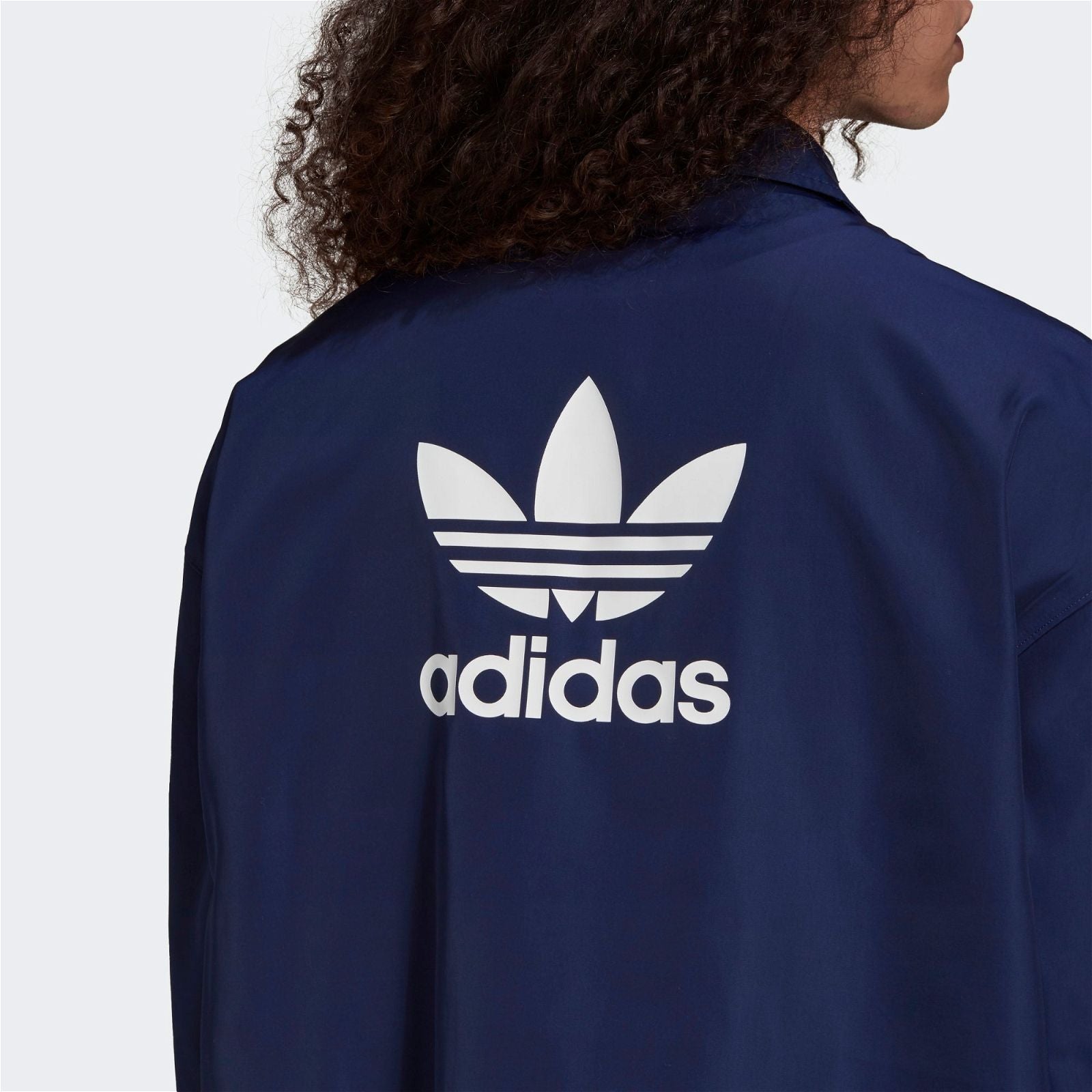 adidas Originals Adicolor Classics Trefoil Coach Jacket - Blue - ViaductClothing - -