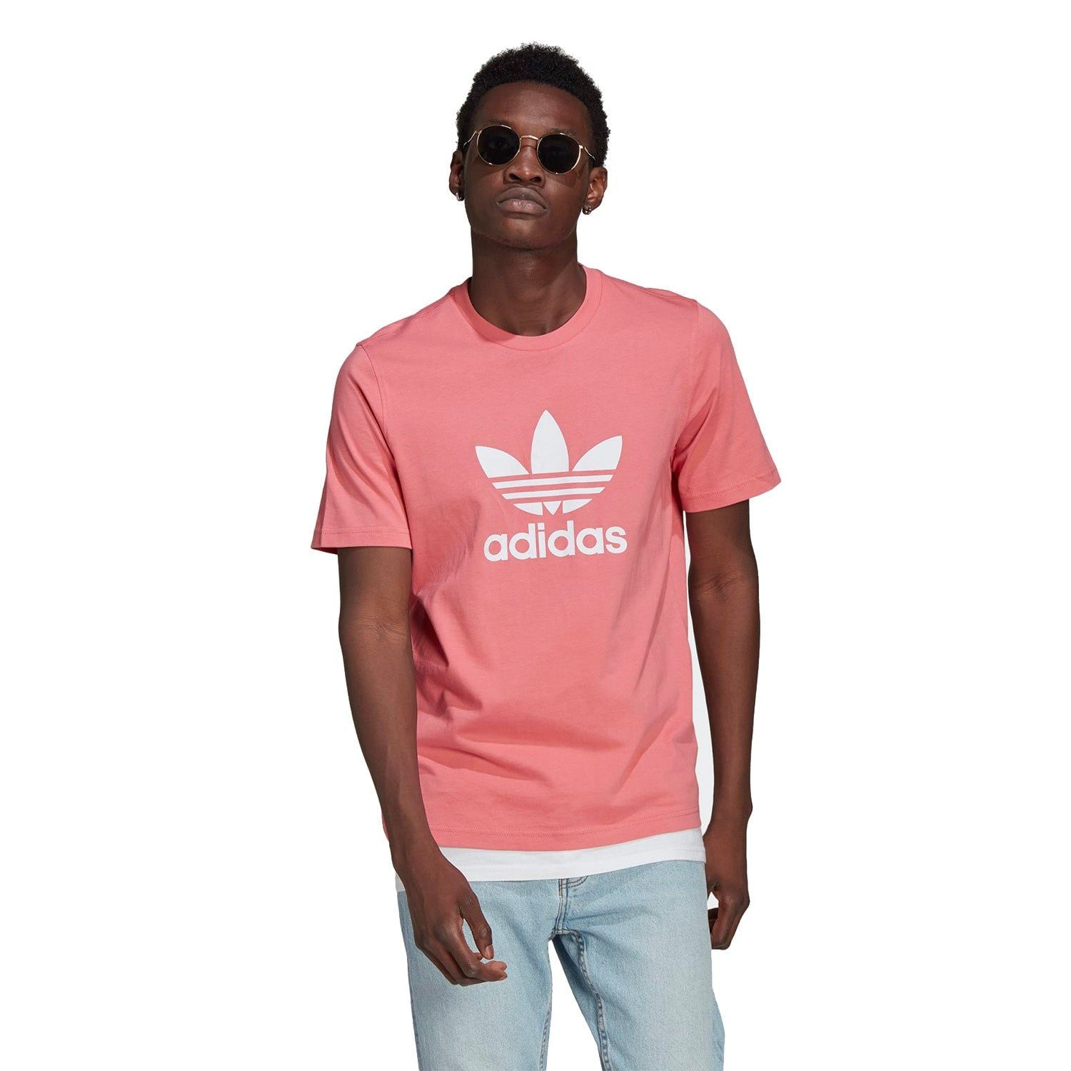 adidas Originals Adicolor Classics Trefoil T-Shirt - Pink - ViaductClothing - -