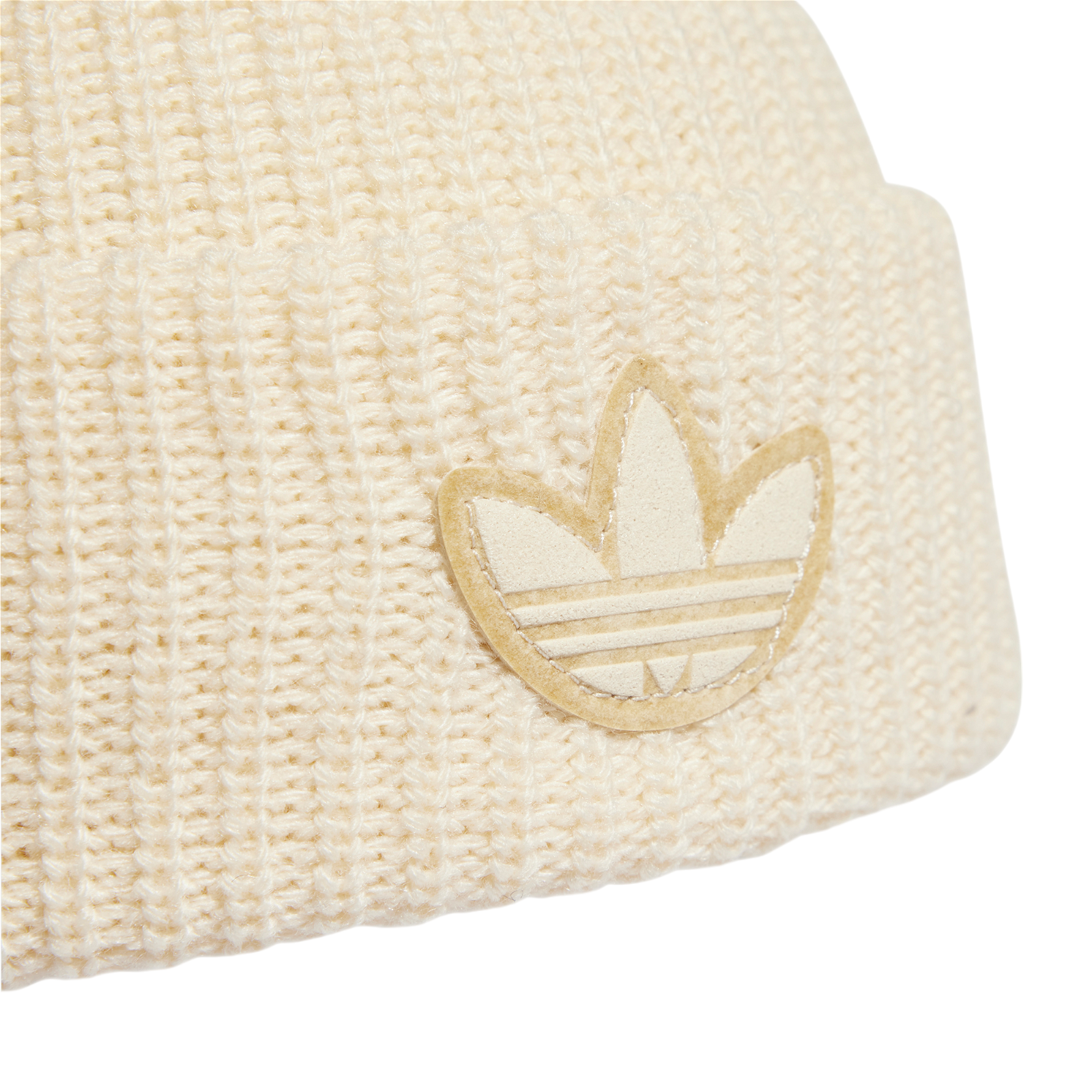 adidas Originals Adicolor Contempo Short Beanie - Wonder White - ViaductClothing - -