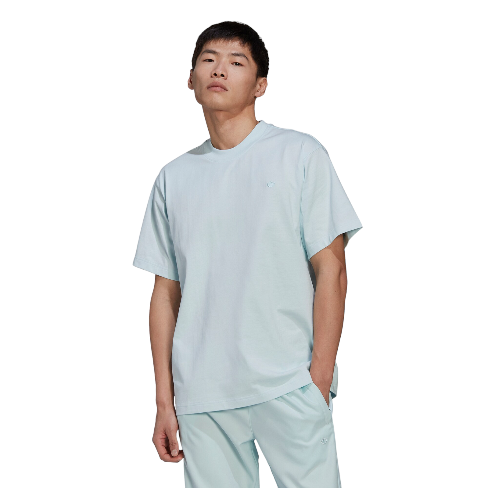 adidas Originals Adicolor Contempo Tee - Almost Blue - ViaductClothing - -