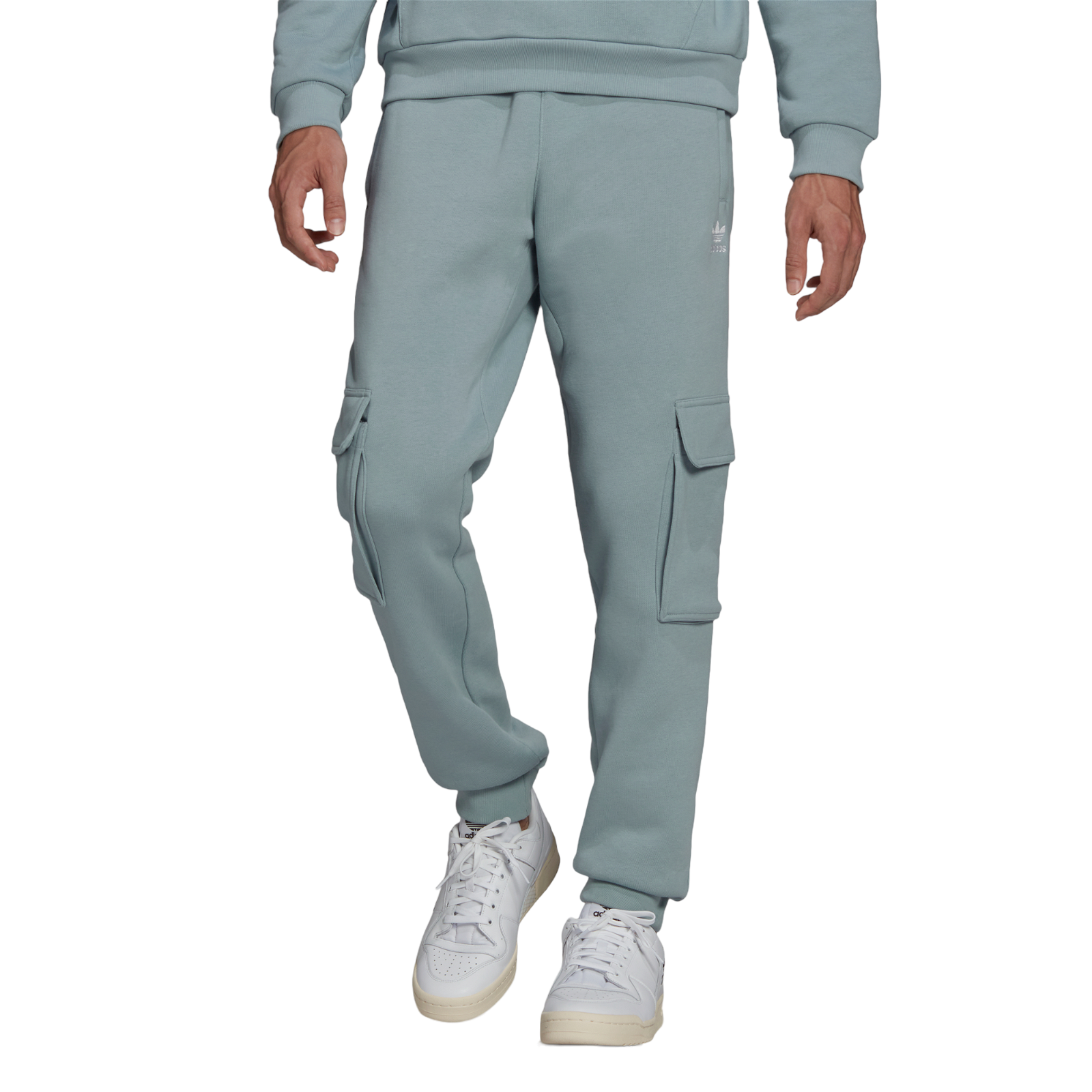 adidas Originals Adicolor Essentials Trefoil Cargo Pants - Magic Grey - ViaductClothing - -