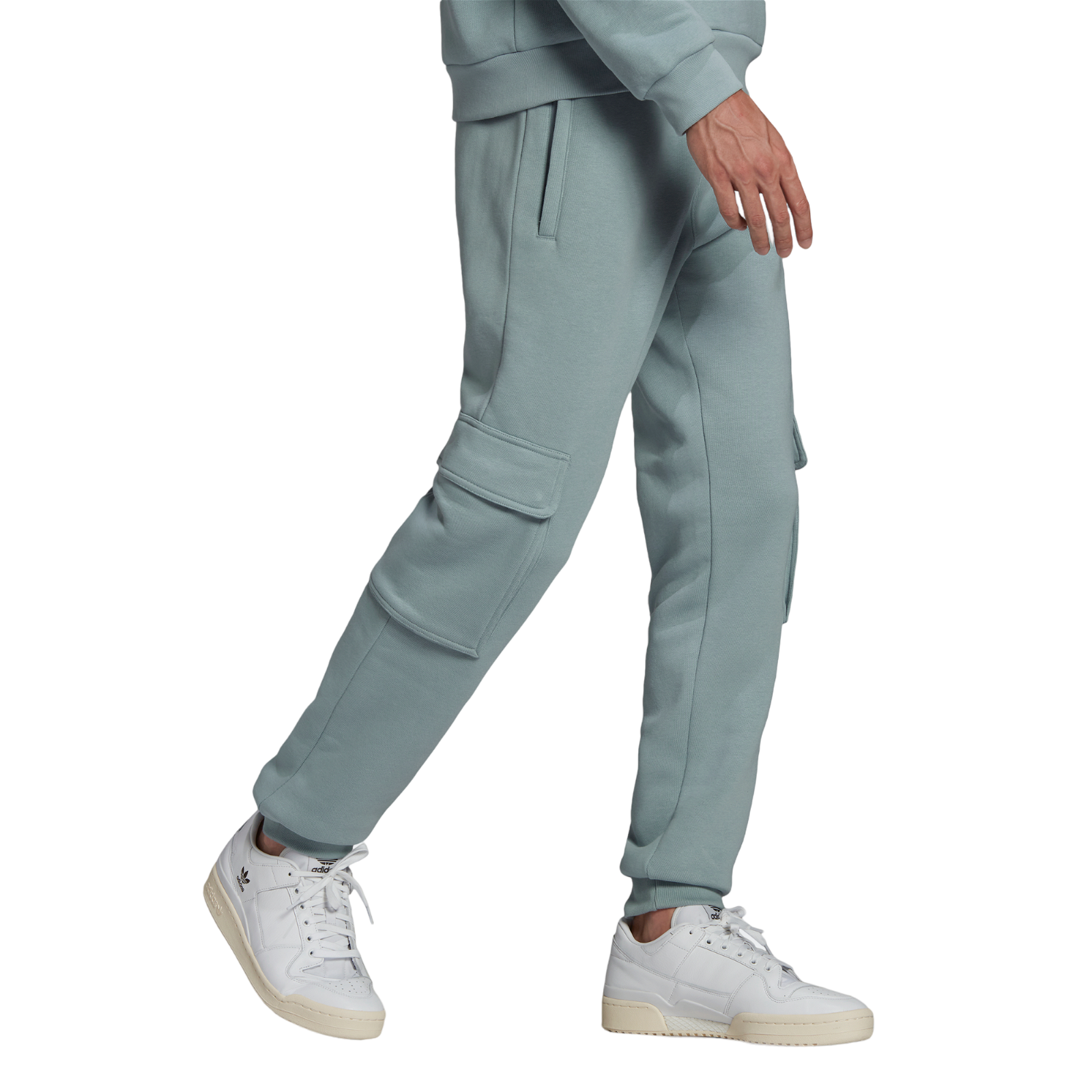 adidas Originals Adicolor Essentials Trefoil Cargo Pants - Magic Grey - ViaductClothing - -