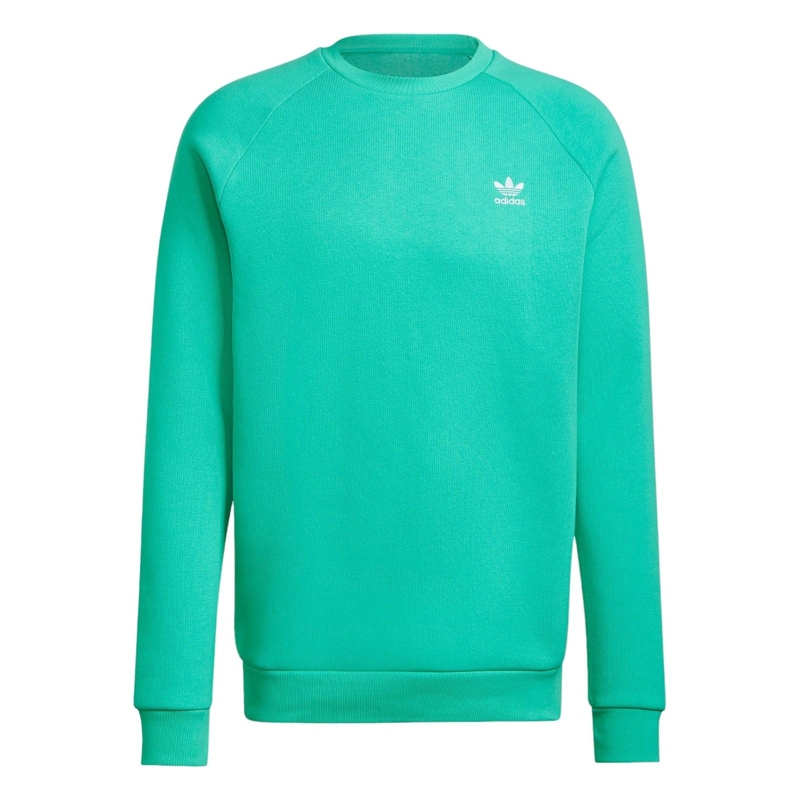 adidas Originals Adicolor Essentials Trefoil Crewneck Sweatshirt - Green - ViaductClothing - -
