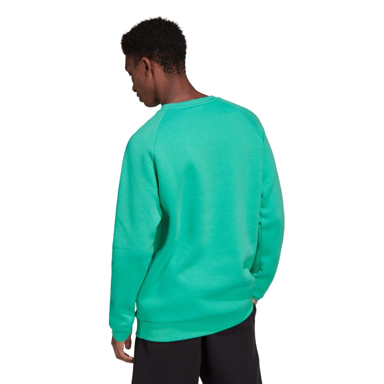 adidas Originals Adicolor Essentials Trefoil Crewneck Sweatshirt - Green - ViaductClothing - -