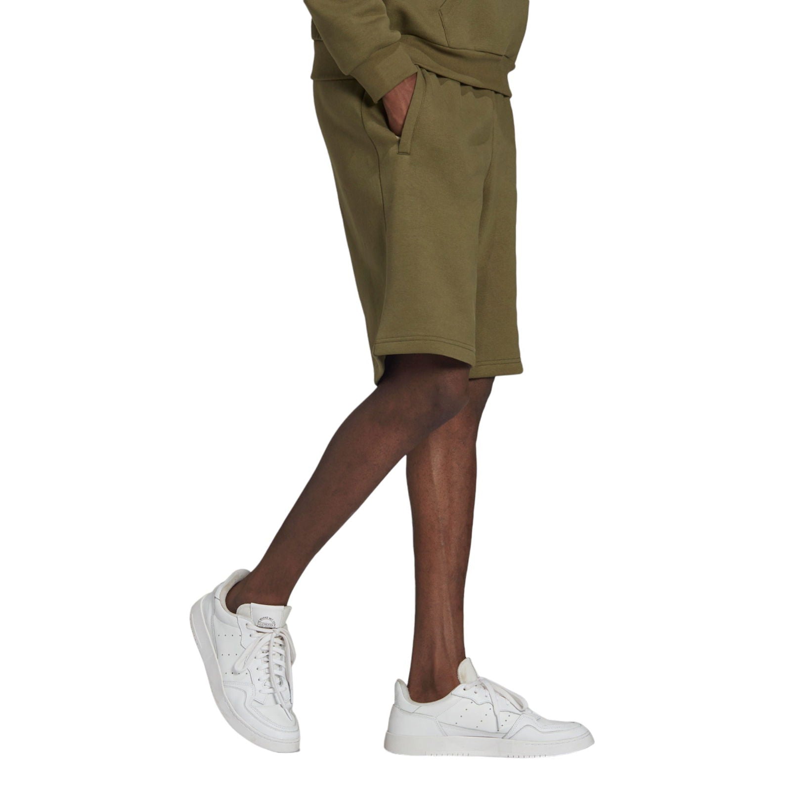 adidas Originals Adicolor Essentials Trefoil Shorts - Olive Green - ViaductClothing - -
