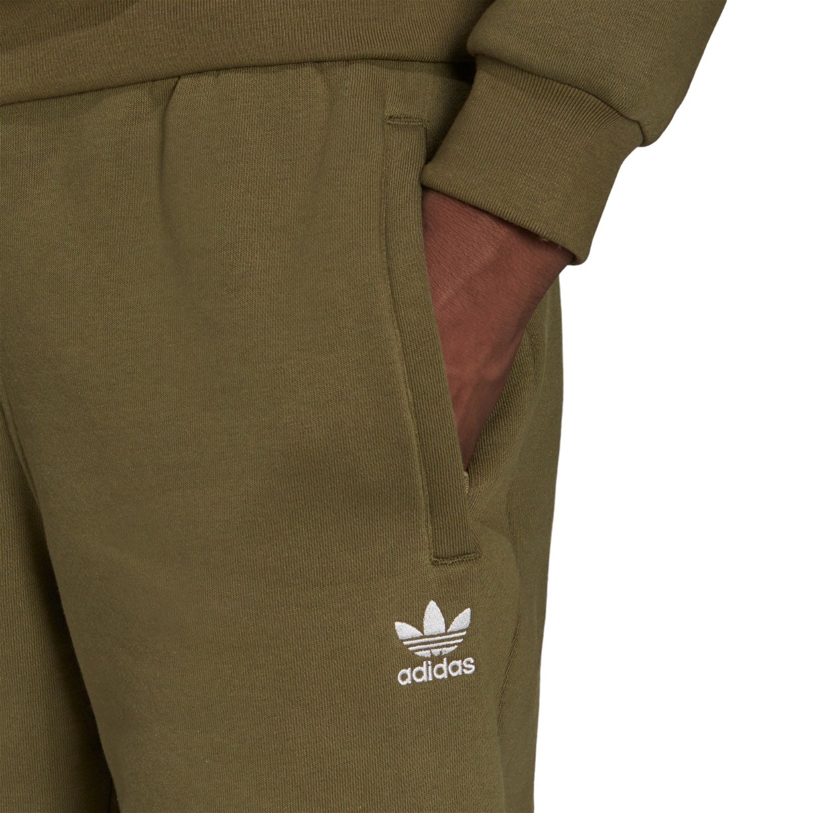 adidas Originals Adicolor Essentials Trefoil Shorts - Olive Green - ViaductClothing - -