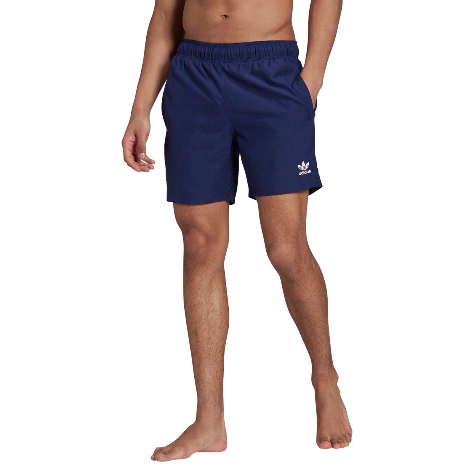adidas Originals Adicolor Essentials Trefoil Swim Shorts - Night Sky Navy - ViaductClothing - -