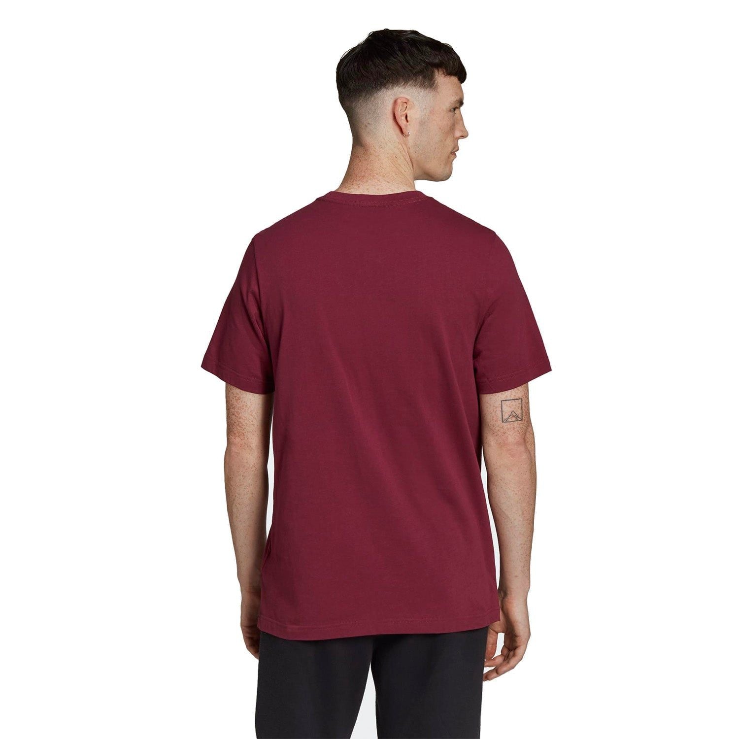 adidas Originals Adicolor Essentials Trefoil Tee - Victory Crimson - ViaductClothing - -