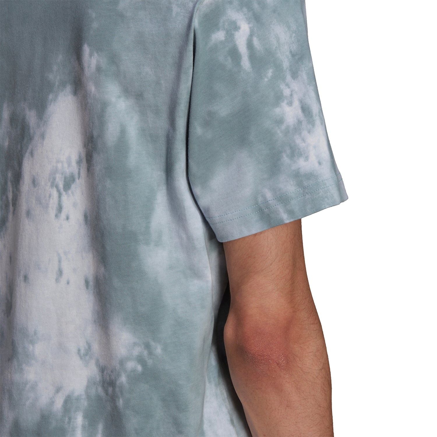 adidas Originals Adicolor Essentials Trefoil Tie-Dyed Tee - Magic Grey - ViaductClothing - -
