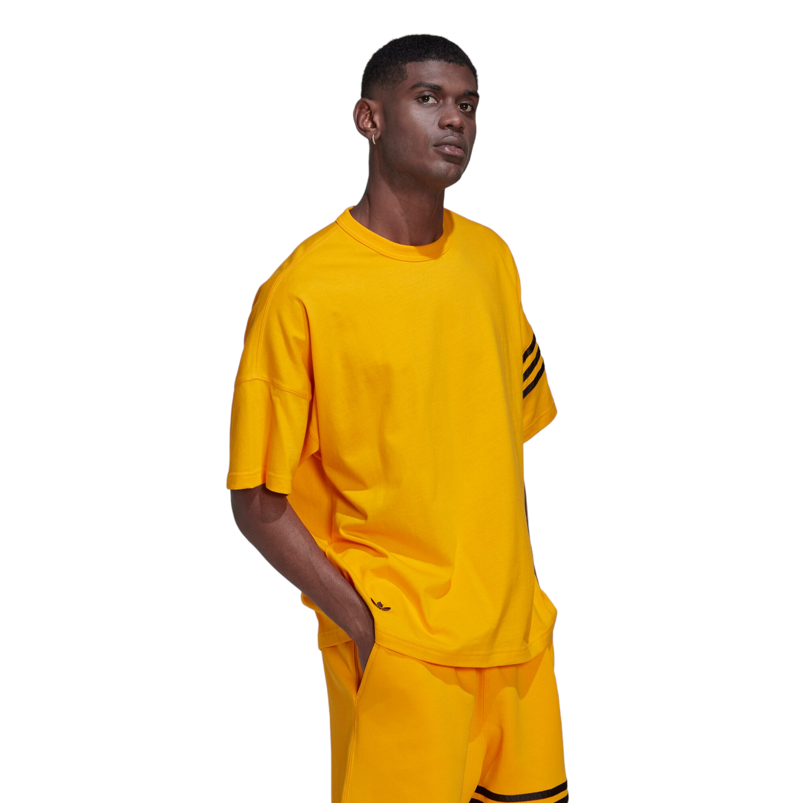 adidas Originals Adicolor Neuclassics T-Shirt - Collegiate Gold - ViaductClothing - -