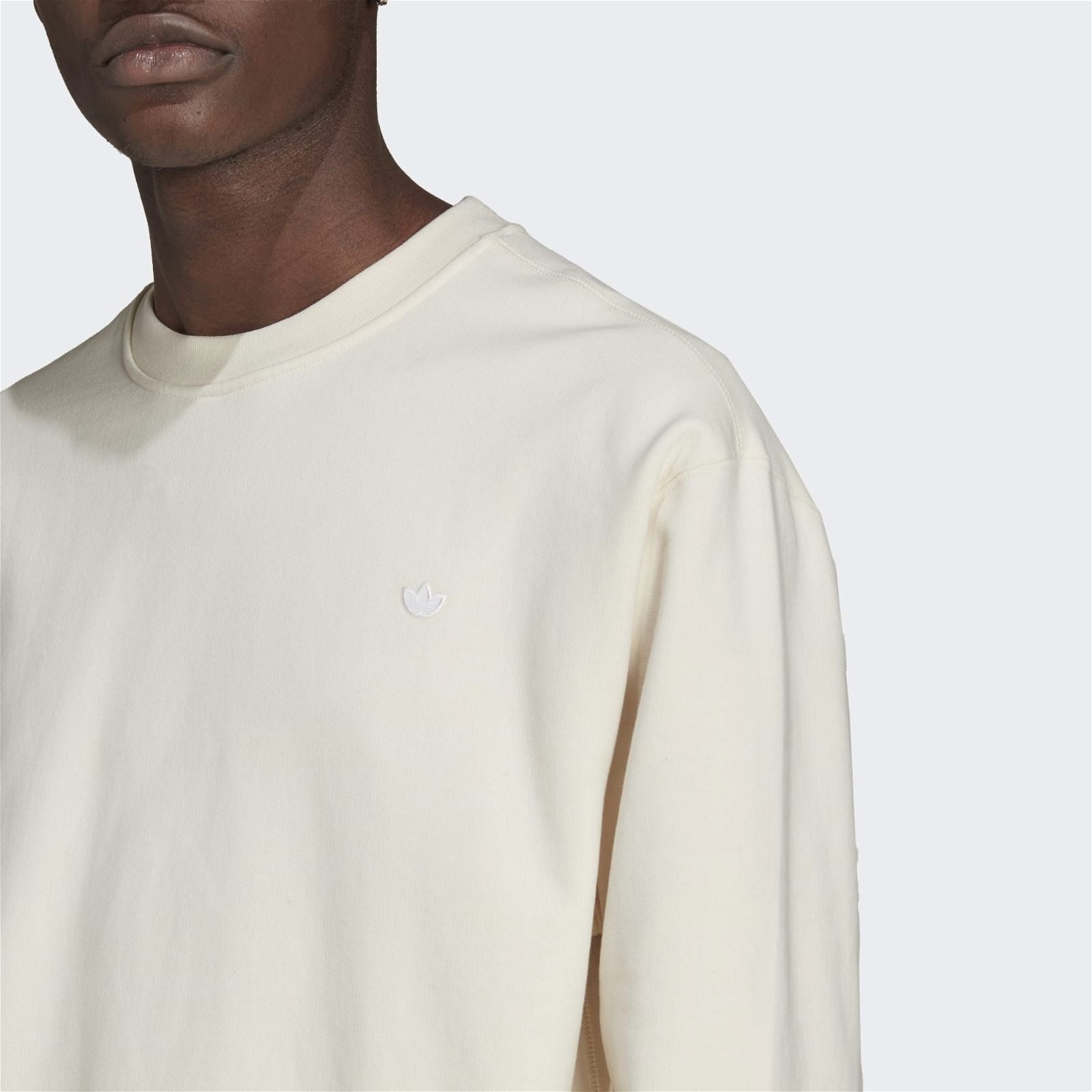 adidas Originals Adicolor Premium Crew Sweatshirt - Beige - ViaductClothing - -