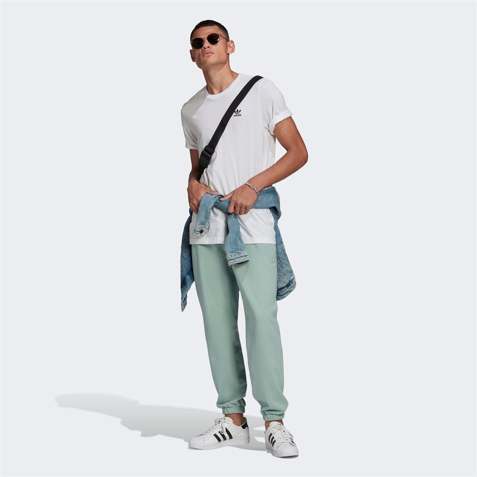 adidas Originals Adicolor Premium Joggers - Hazy Green - ViaductClothing - -