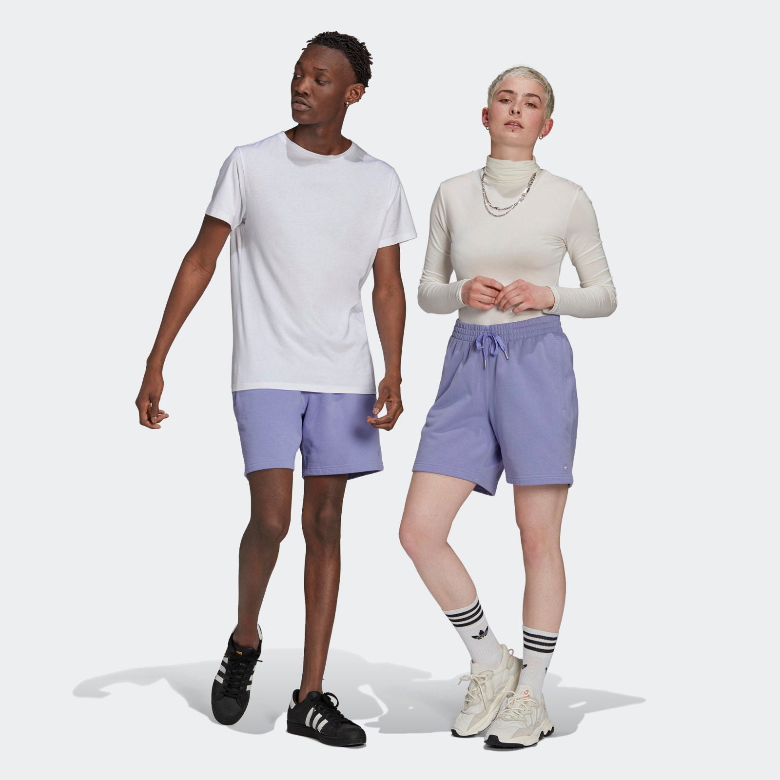 adidas Originals Adicolor Premium Shorts - Purple - ViaductClothing - -