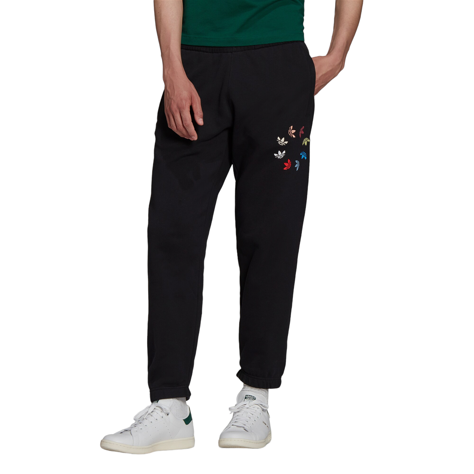 adidas Originals Adicolor Shattered Trefoil Sweat Pant - Black - ViaductClothing - -