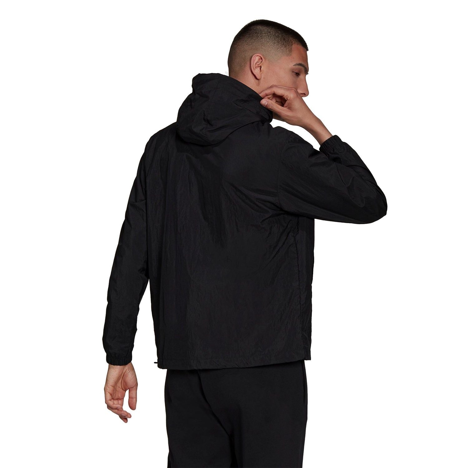 adidas Originals Adicolor Shattered Trefoil Windbreaker - Black - ViaductClothing - -