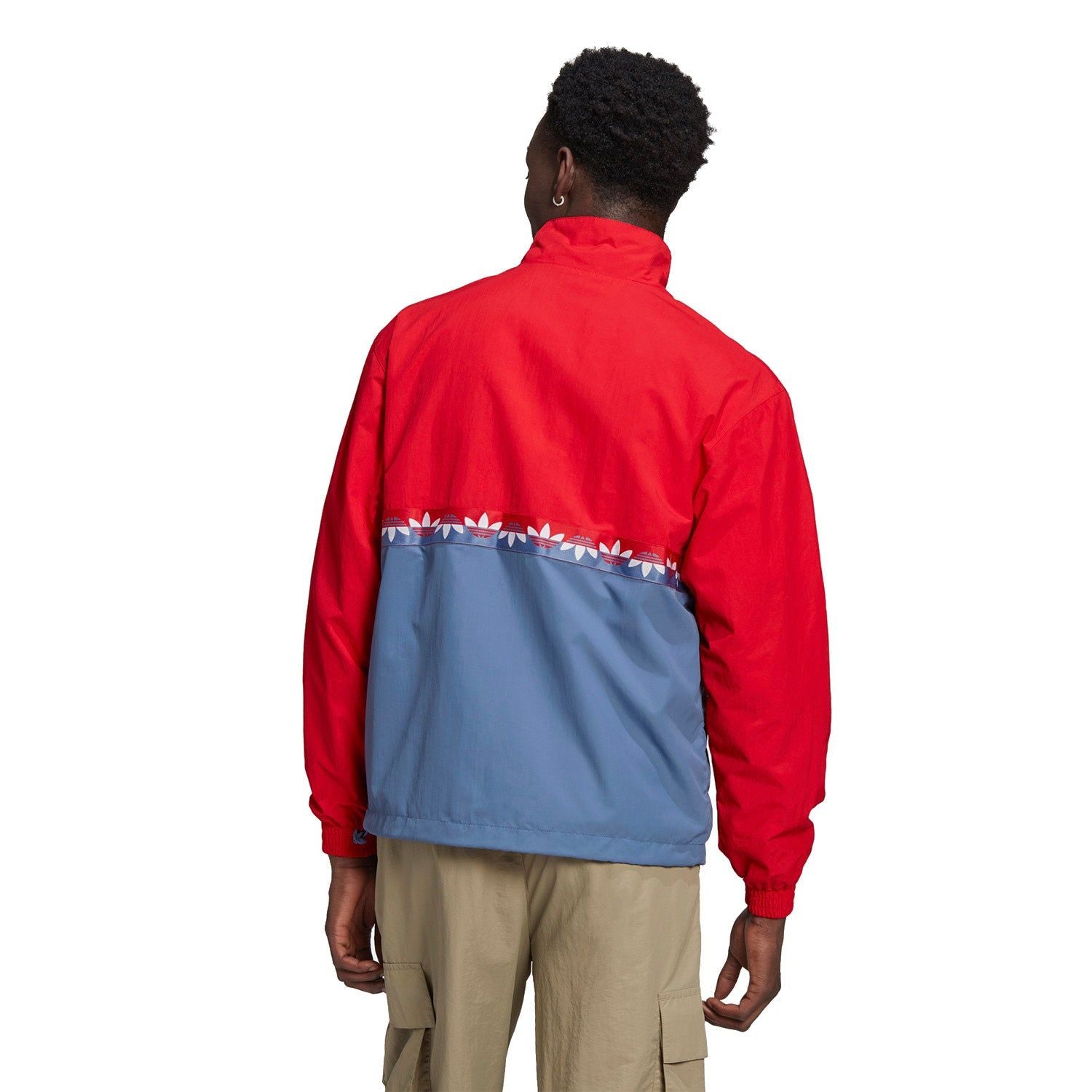 adidas Originals Adicolor Sliced Trefoil Track Top - Blue - ViaductClothing - -