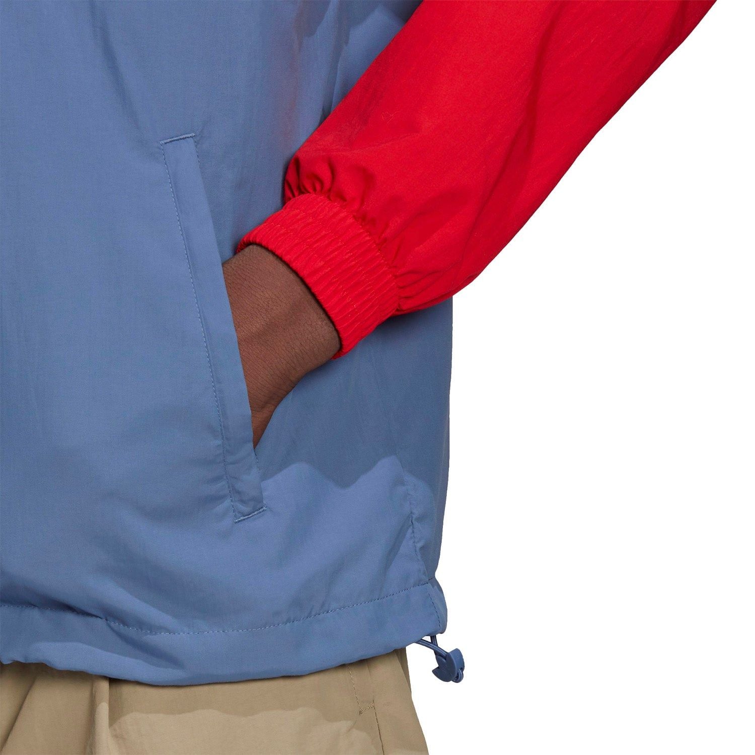 adidas Originals Adicolor Sliced Trefoil Track Top - Blue - ViaductClothing - -