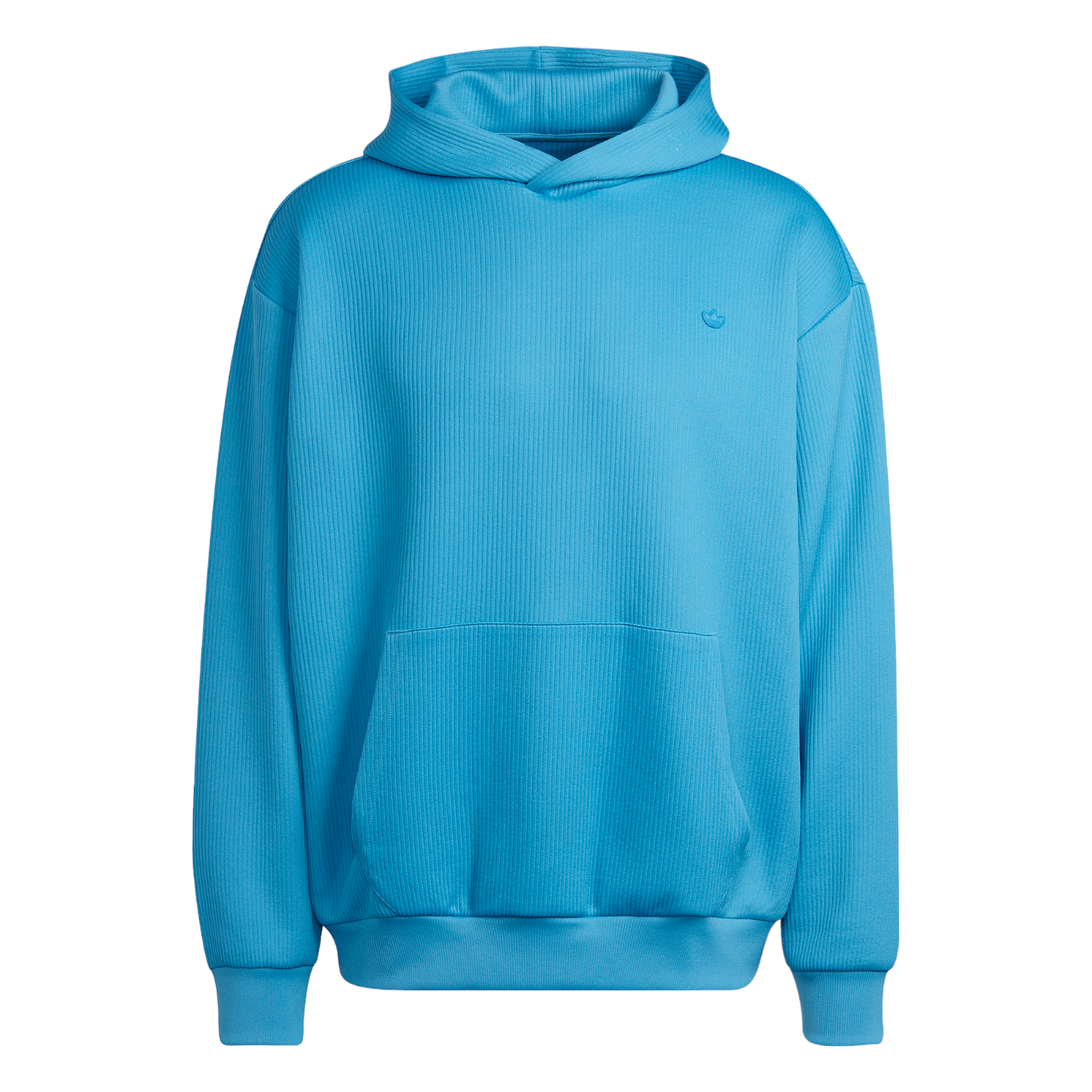 adidas Originals Adicolor Trefoil Plissé Hoodie - App Sky Rush - ViaductClothing - -