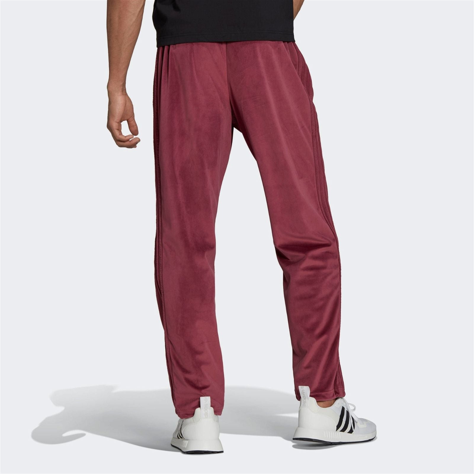 adidas Originals Adicolor Velour Firebird Track Pants - Victory Crimson - ViaductClothing - -