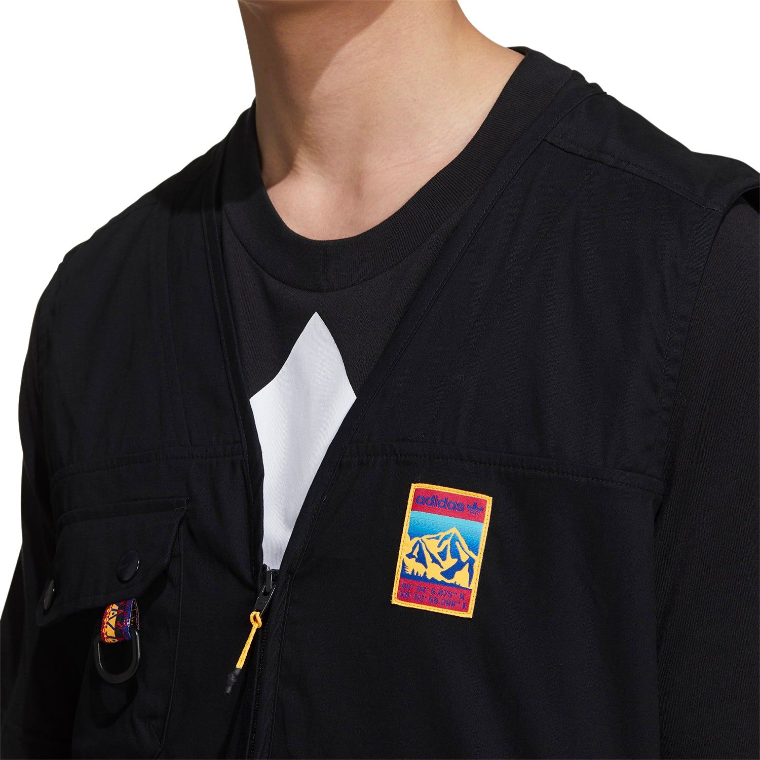 adidas Originals Adiplore 2.0 Gilet - Black - ViaductClothing - -